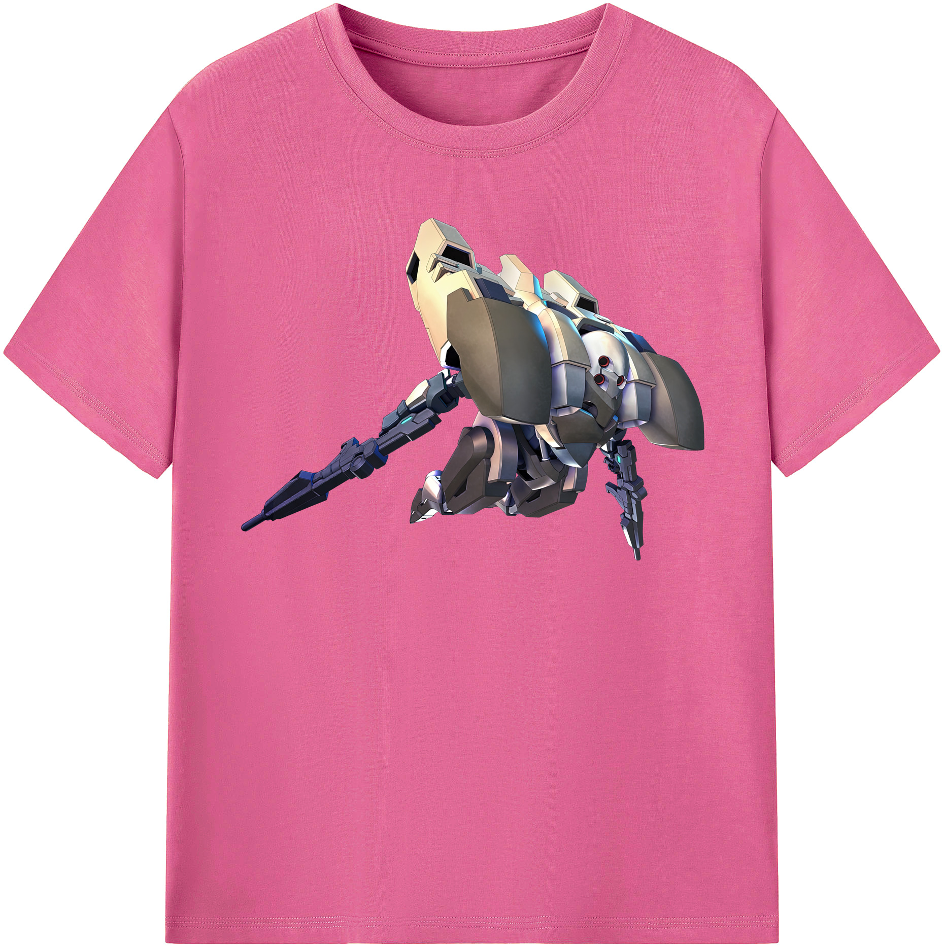 （画像用） 機動戦士ガンダム Mobile Suit Gundam レディースカジュアルプリントTシャツ（綿100％）