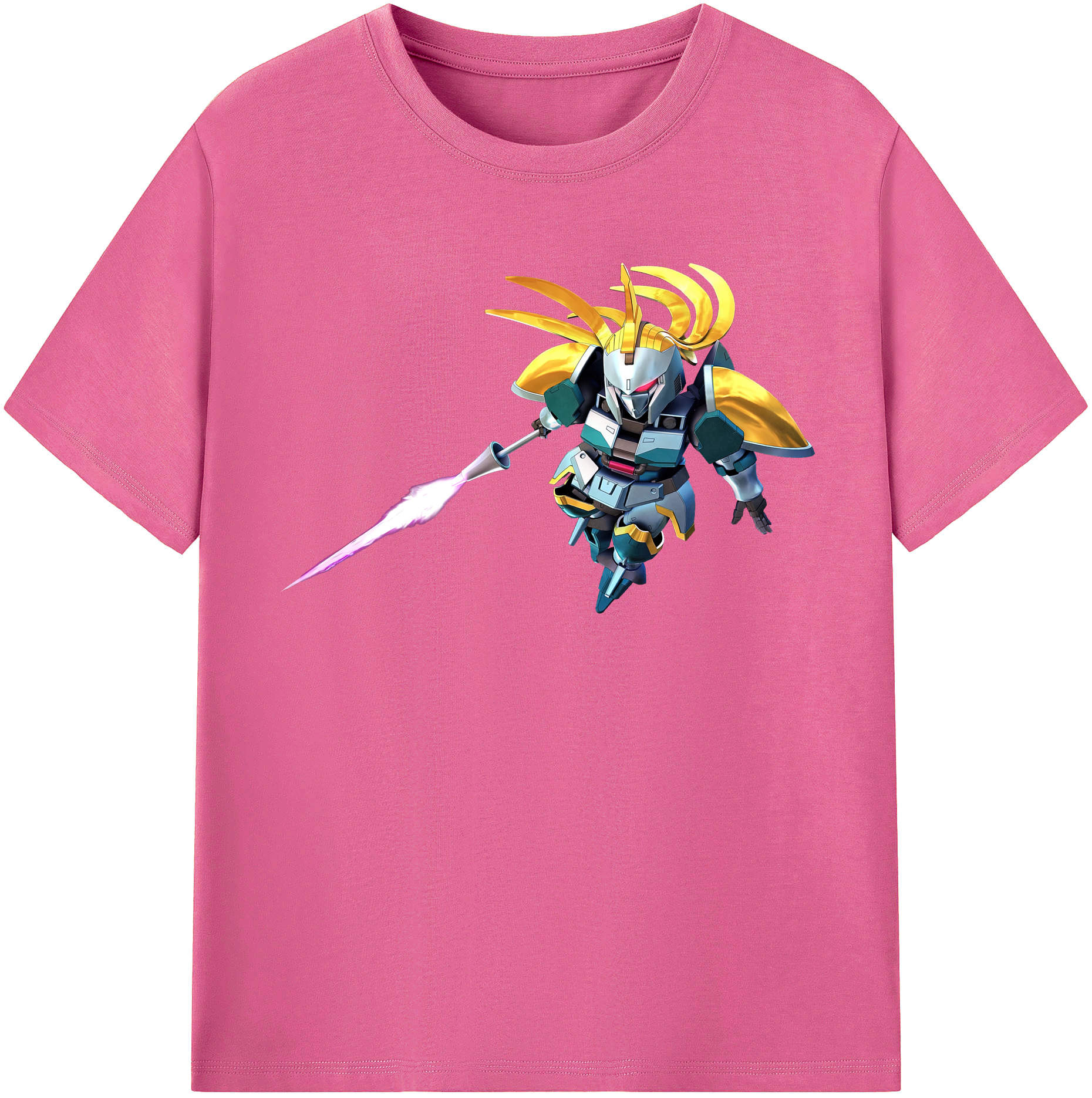 （画像用） 機動戦士ガンダム Mobile Suit Gundam レディースカジュアルプリントTシャツ（綿100％）