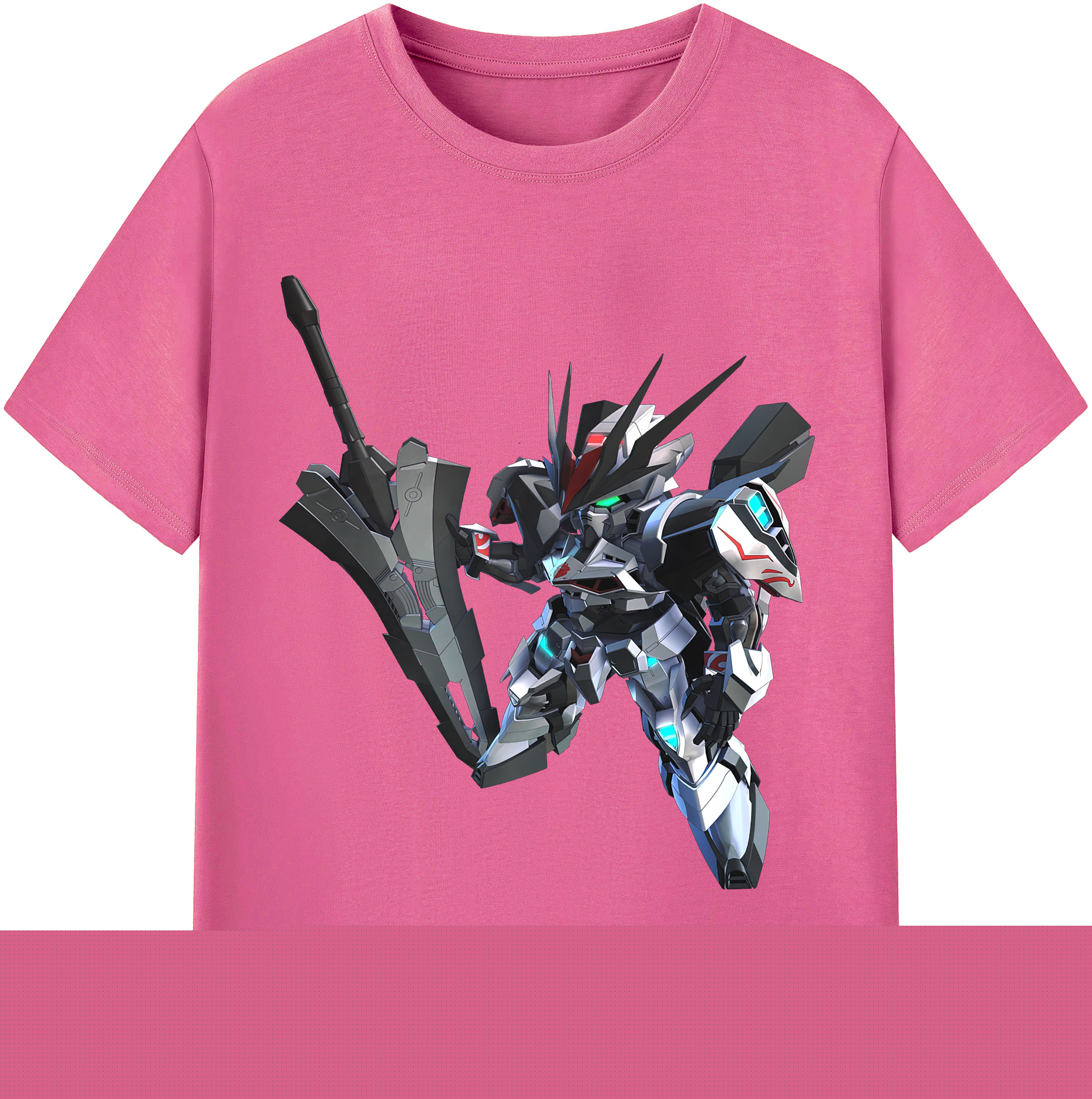 （画像用） 機動戦士ガンダム Mobile Suit Gundam レディースカジュアルプリントTシャツ（綿100％）