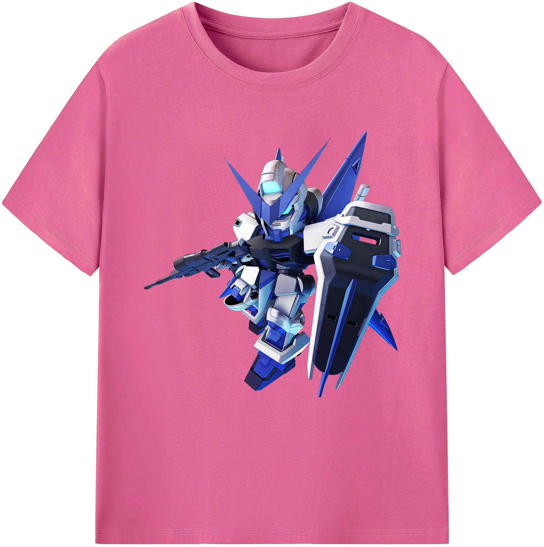 （画像用） 機動戦士ガンダム Mobile Suit Gundam レディースカジュアルプリントTシャツ（綿100％）