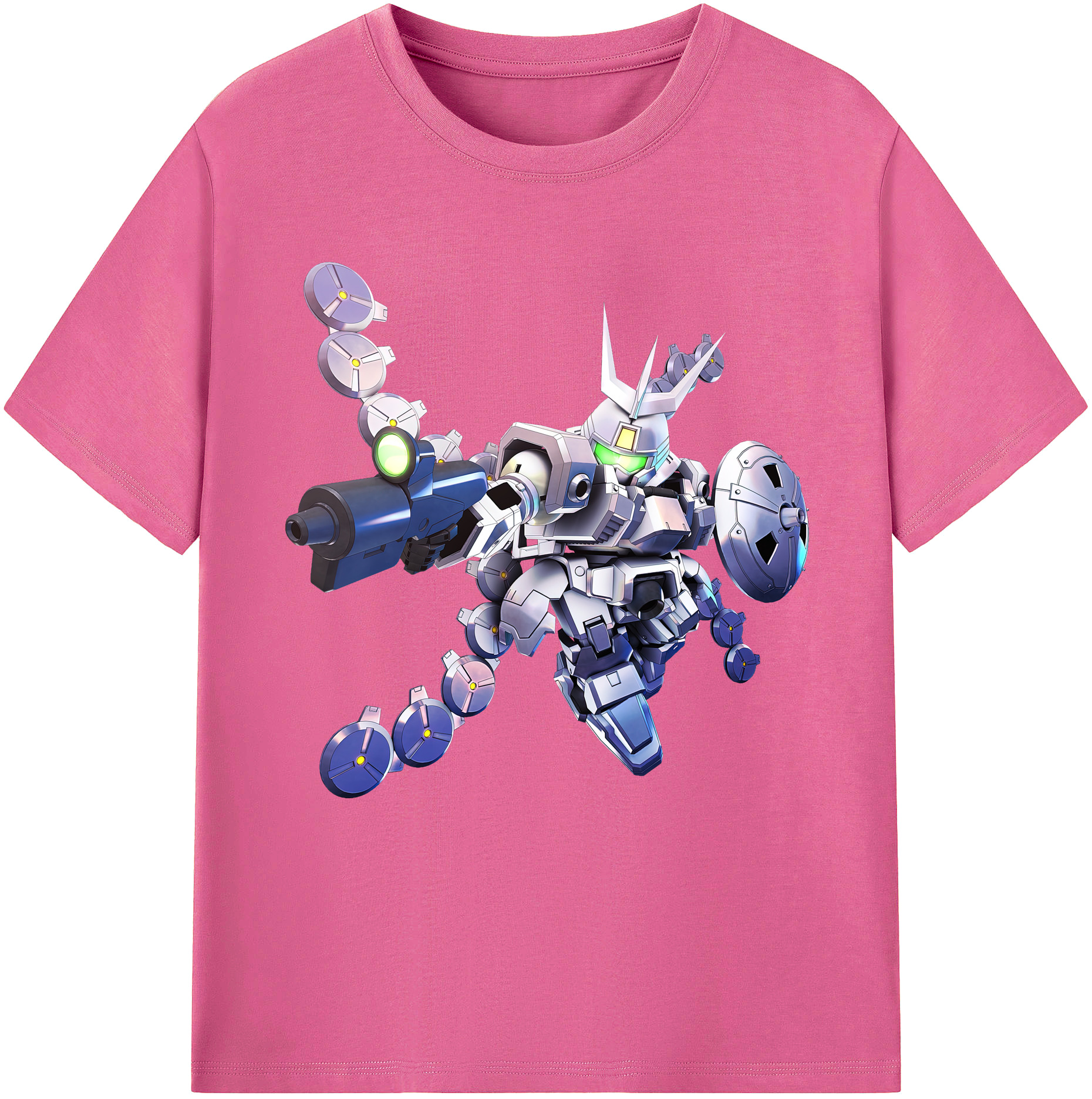 （画像用） 機動戦士ガンダム Mobile Suit Gundam レディースカジュアルプリントTシャツ（綿100％）