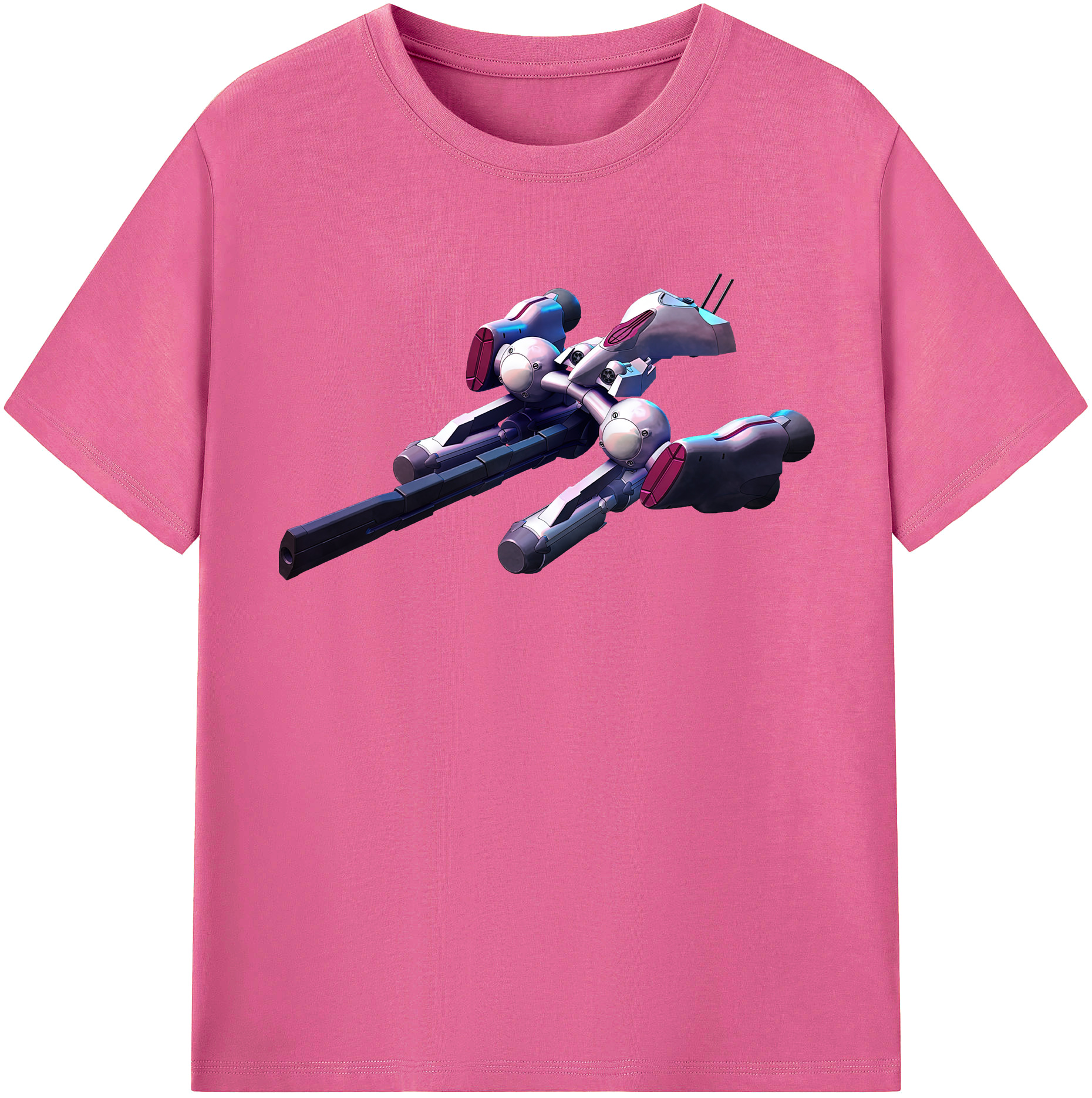（画像用） 機動戦士ガンダム Mobile Suit Gundam レディースカジュアルプリントTシャツ（綿100％）