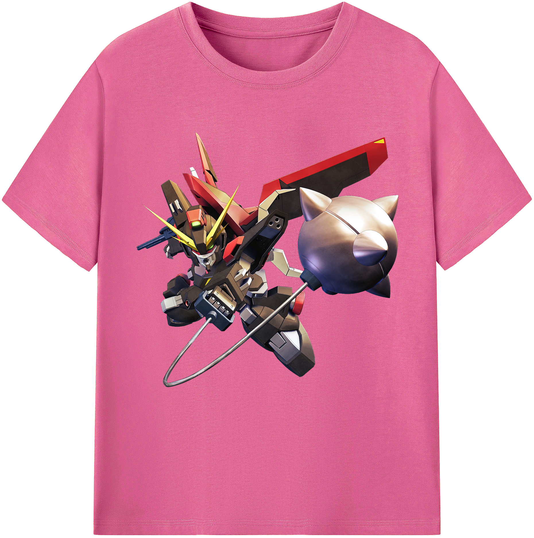 （画像用） 機動戦士ガンダム Mobile Suit Gundam レディースカジュアルプリントTシャツ（綿100％）