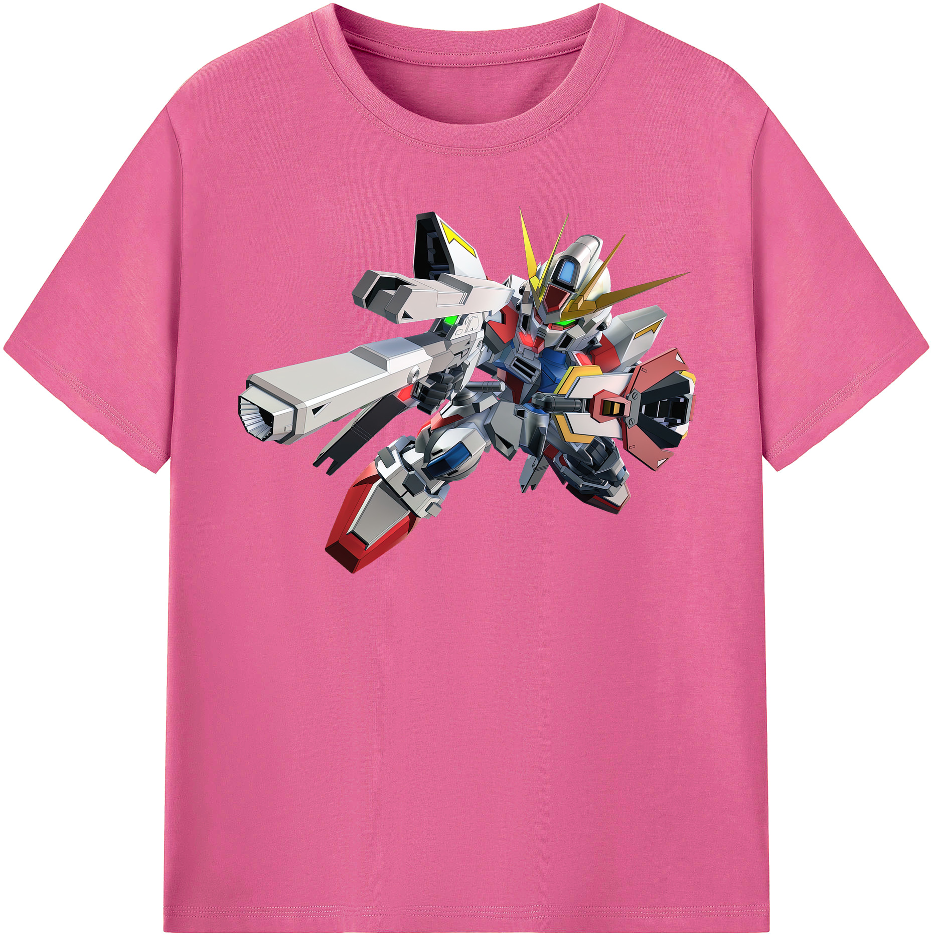 （画像用） 機動戦士ガンダム Mobile Suit Gundam レディースカジュアルプリントTシャツ（綿100％）