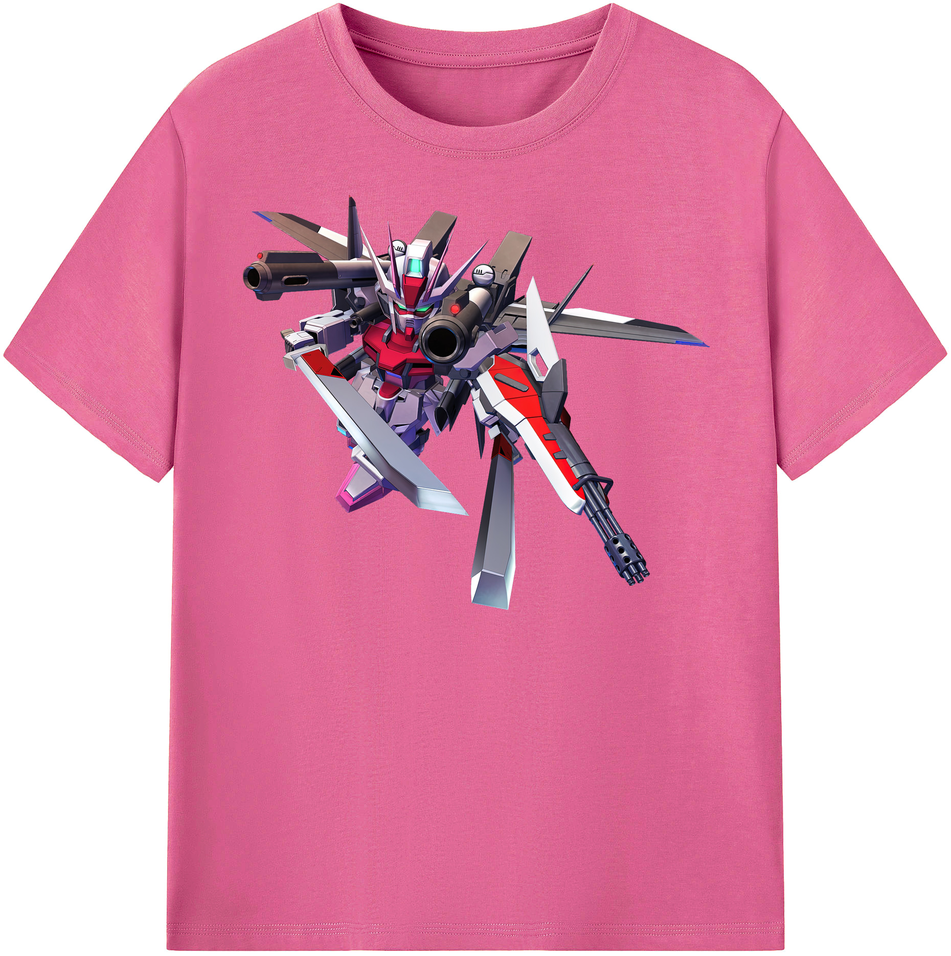 （画像用） 機動戦士ガンダム Mobile Suit Gundam レディースカジュアルプリントTシャツ（綿100％）