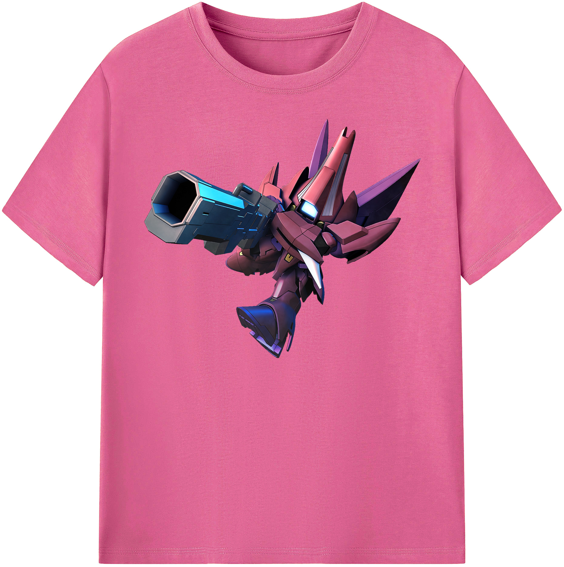 （画像用） 機動戦士ガンダム Mobile Suit Gundam レディースカジュアルプリントTシャツ（綿100％）