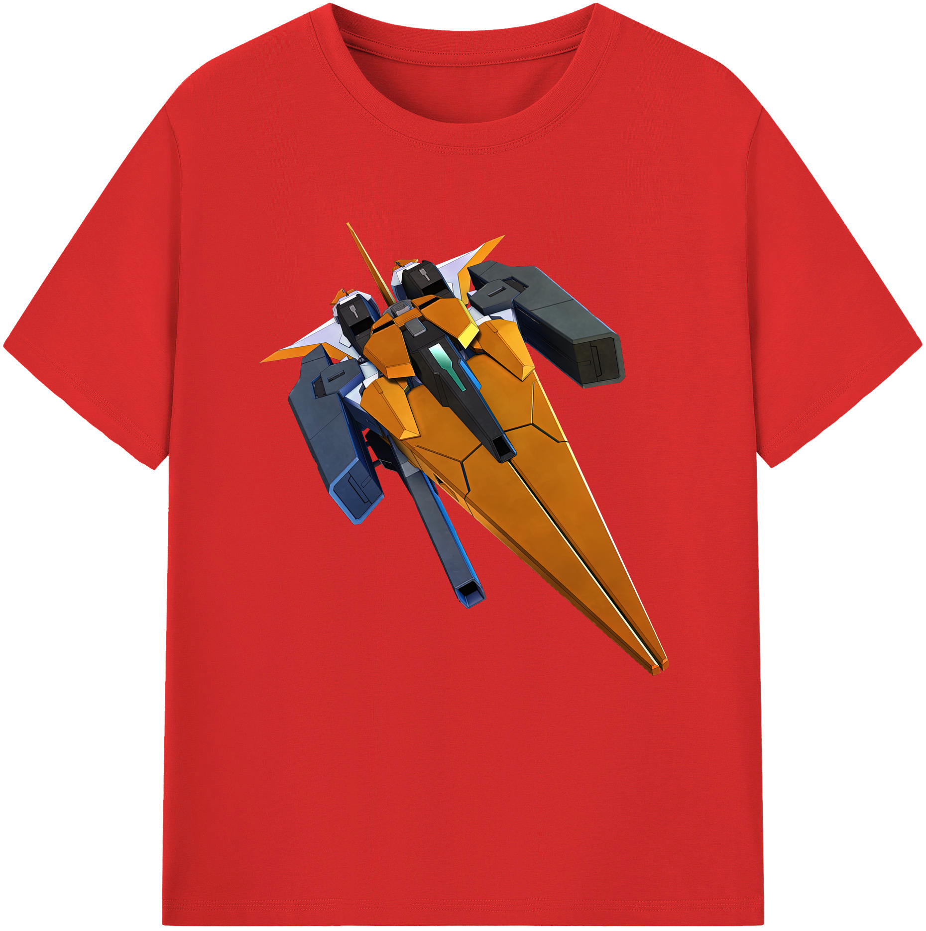 （画像用） 機動戦士ガンダム Mobile Suit Gundam レディースカジュアルプリントTシャツ（綿100％）