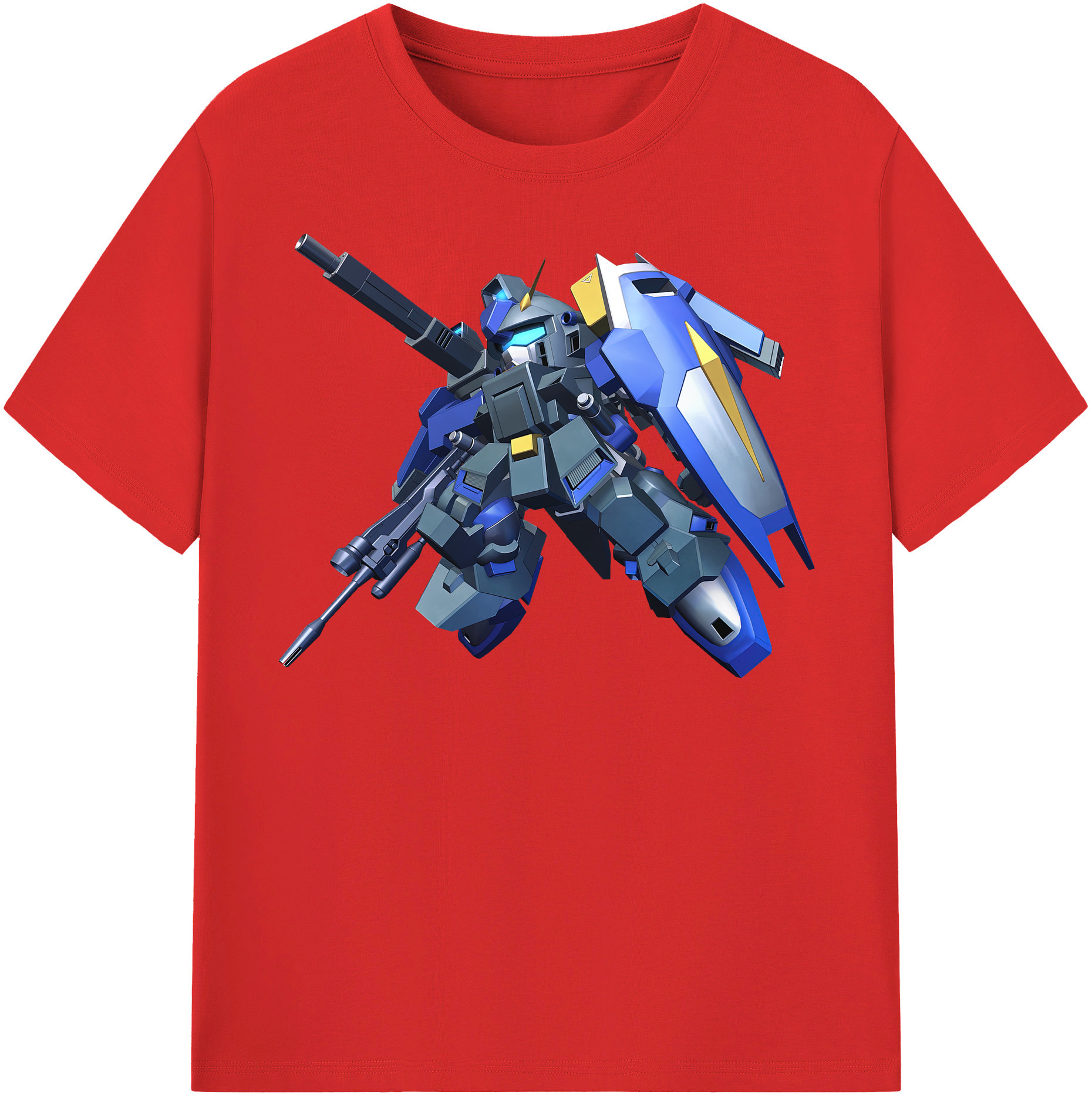 （画像用） 機動戦士ガンダム Mobile Suit Gundam レディースカジュアルプリントTシャツ（綿100％）