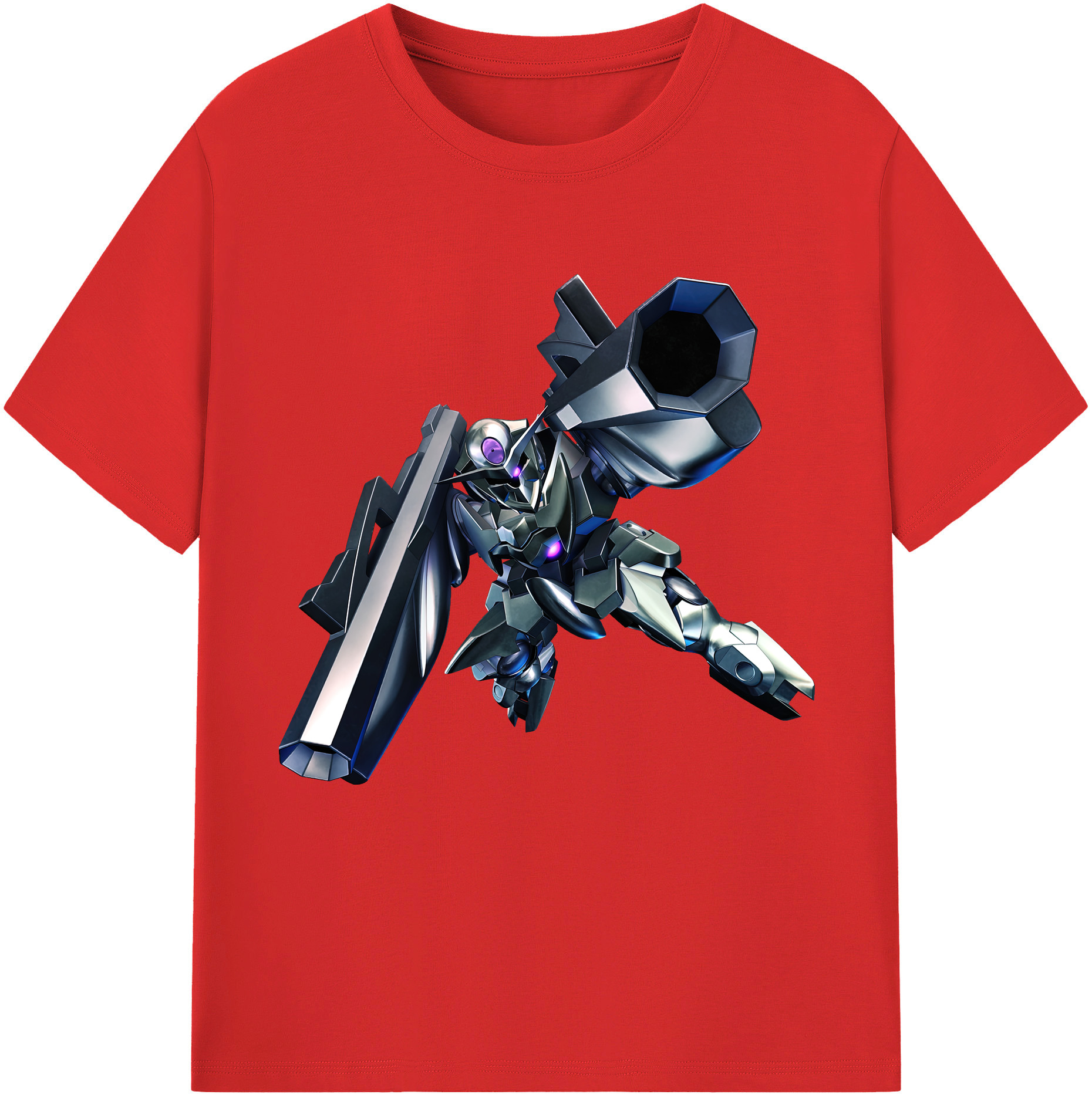 （画像用） 機動戦士ガンダム Mobile Suit Gundam レディースカジュアルプリントTシャツ（綿100％）