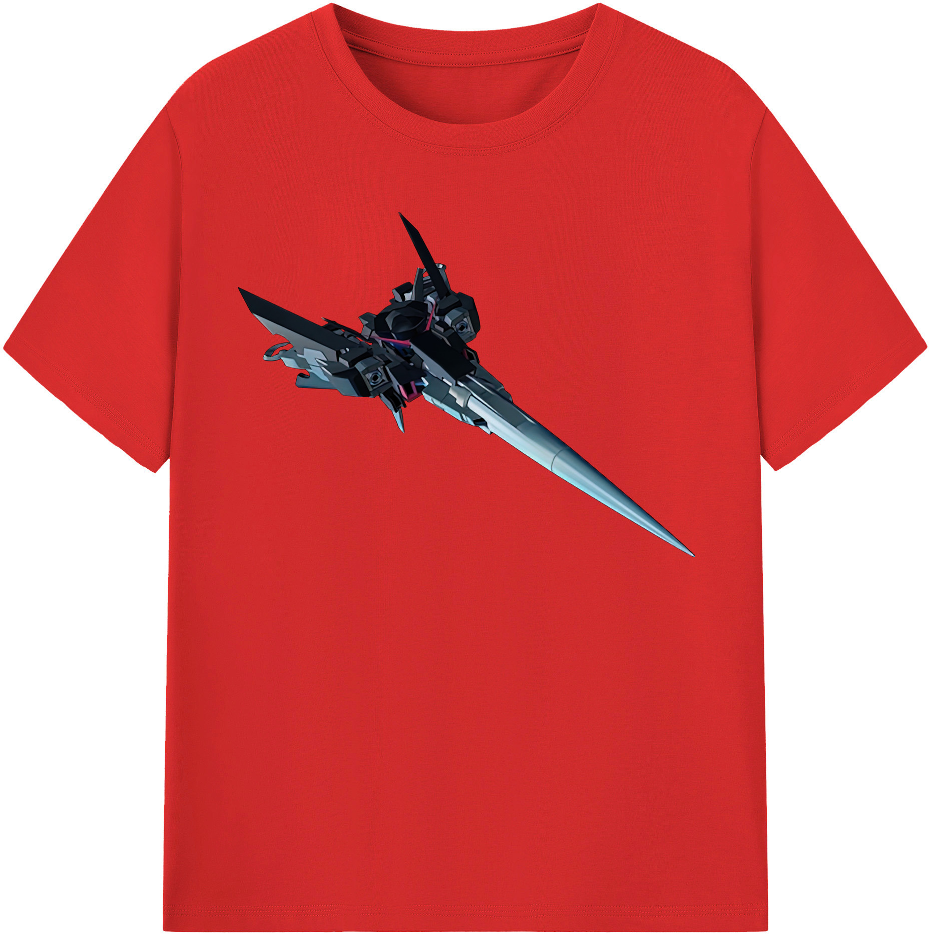 （画像用） 機動戦士ガンダム Mobile Suit Gundam レディースカジュアルプリントTシャツ（綿100％）