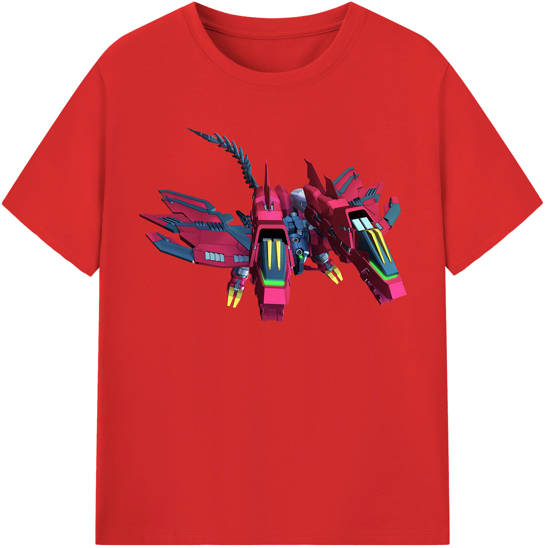 （画像用） 機動戦士ガンダム Mobile Suit Gundam レディースカジュアルプリントTシャツ（綿100％）