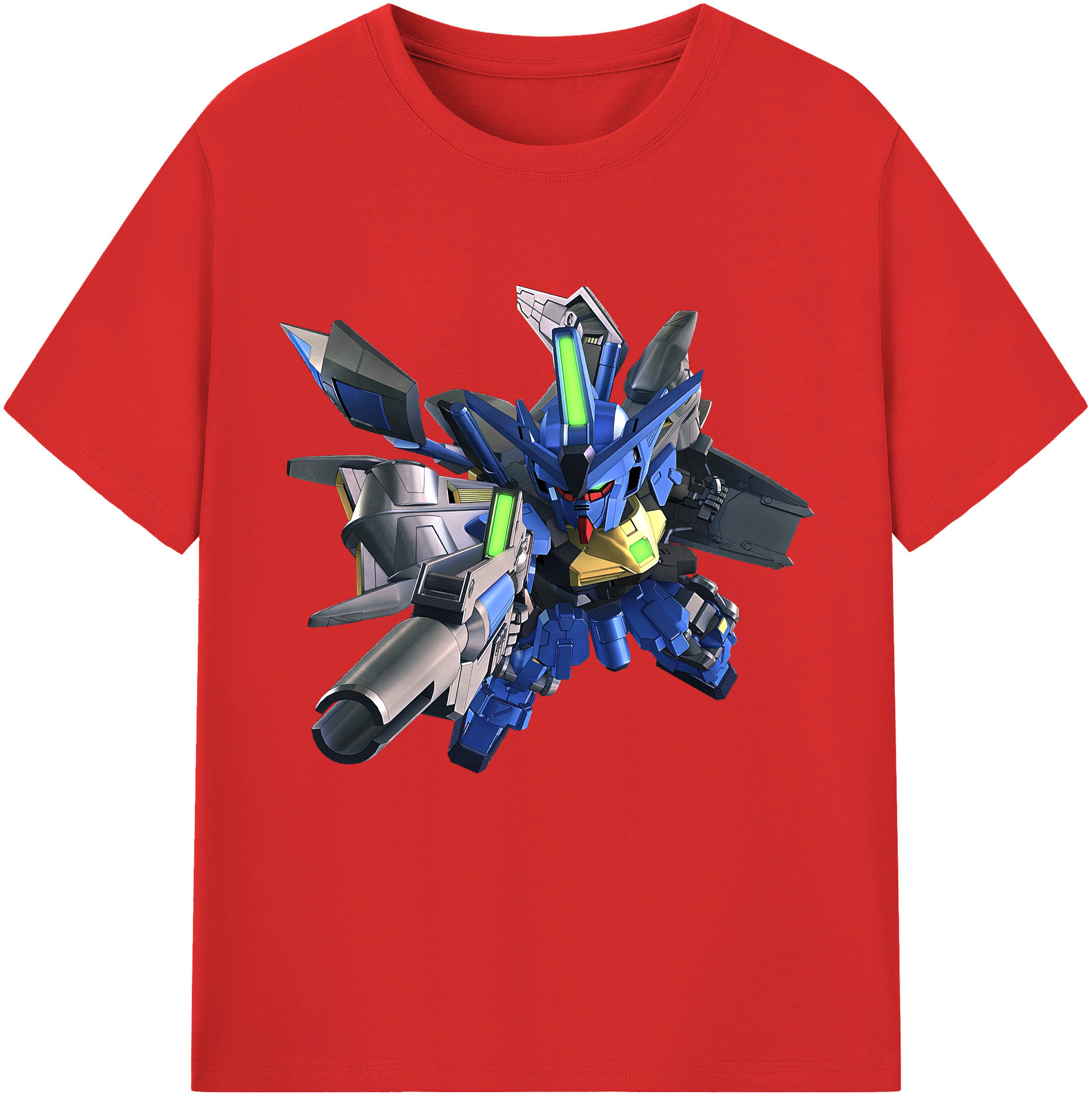 （画像用） 機動戦士ガンダム Mobile Suit Gundam レディースカジュアルプリントTシャツ（綿100％）
