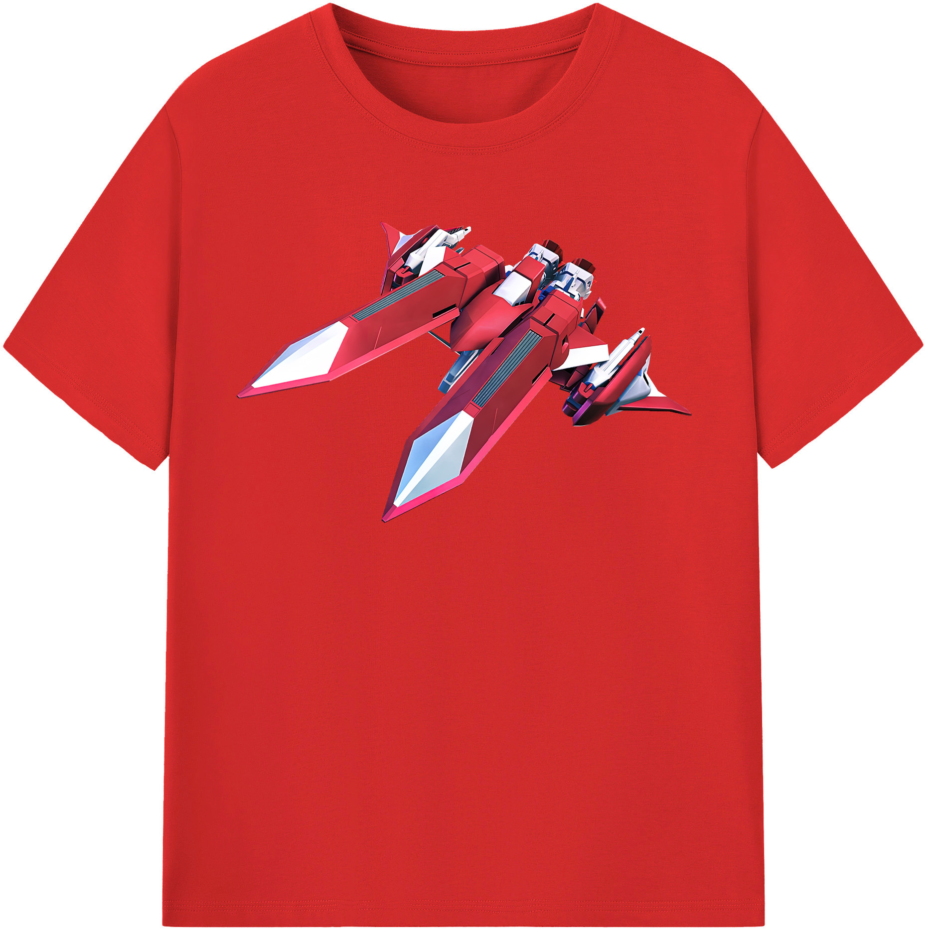 （画像用） 機動戦士ガンダム Mobile Suit Gundam レディースカジュアルプリントTシャツ（綿100％）