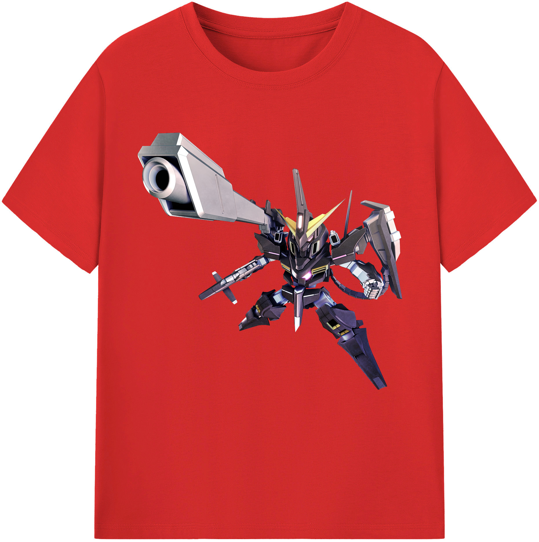 （画像用） 機動戦士ガンダム Mobile Suit Gundam レディースカジュアルプリントTシャツ（綿100％）
