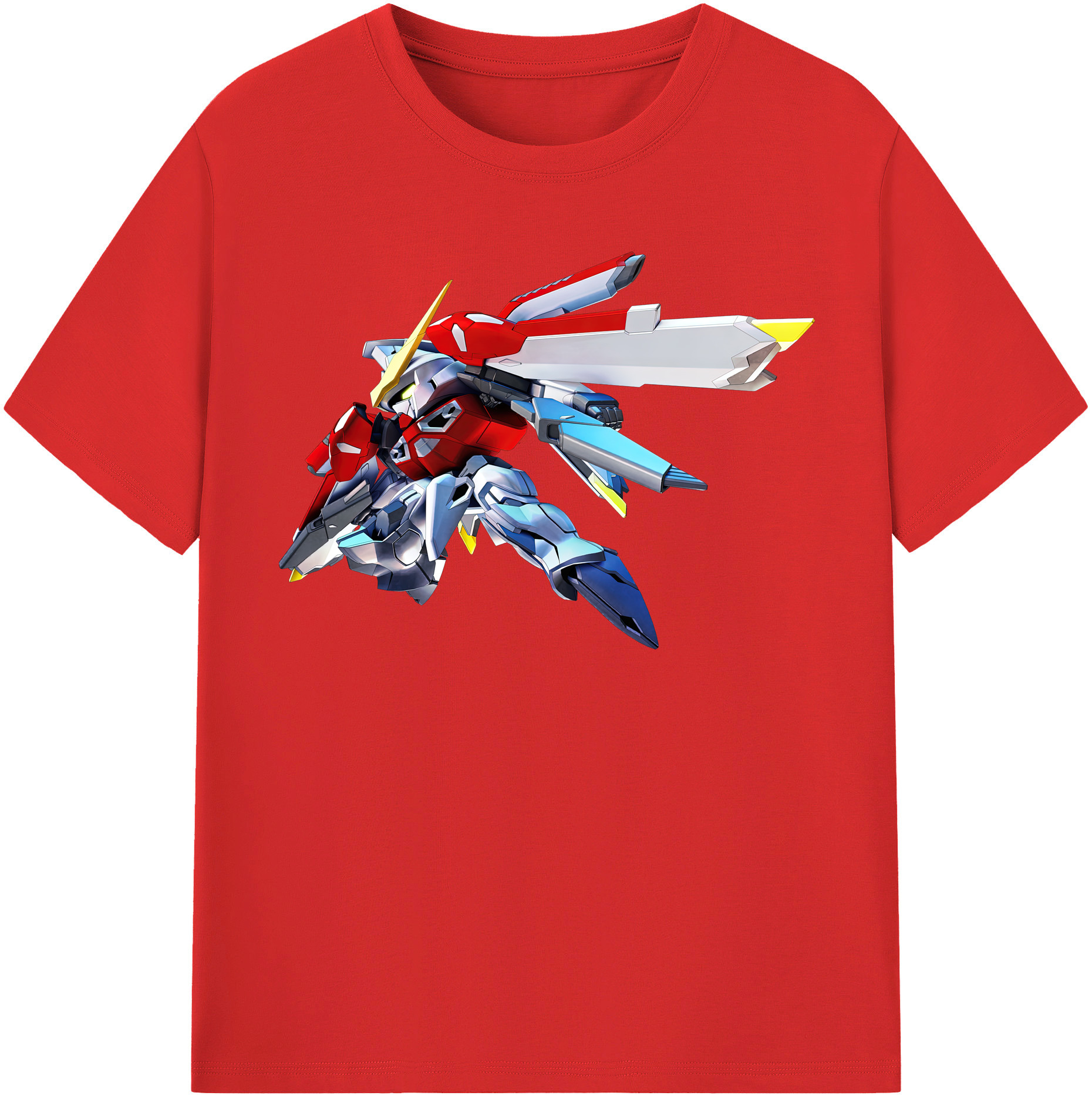 （画像用） 機動戦士ガンダム Mobile Suit Gundam レディースカジュアルプリントTシャツ（綿100％）