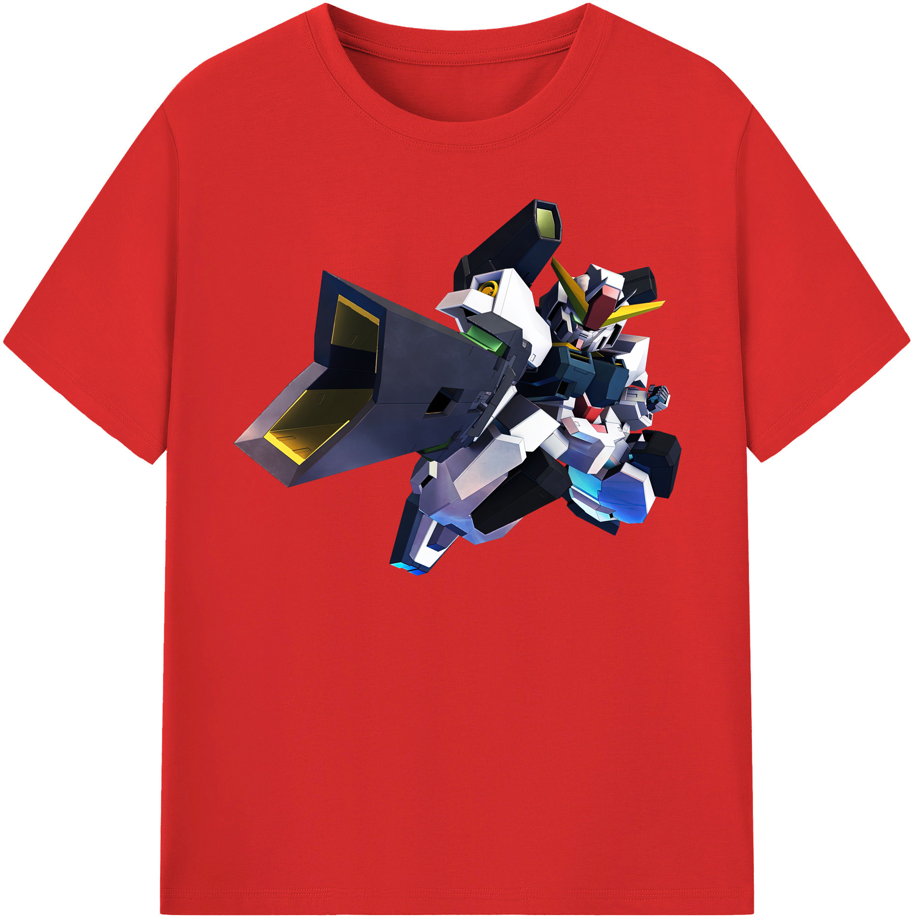 （画像用） 機動戦士ガンダム Mobile Suit Gundam レディースカジュアルプリントTシャツ（綿100％）