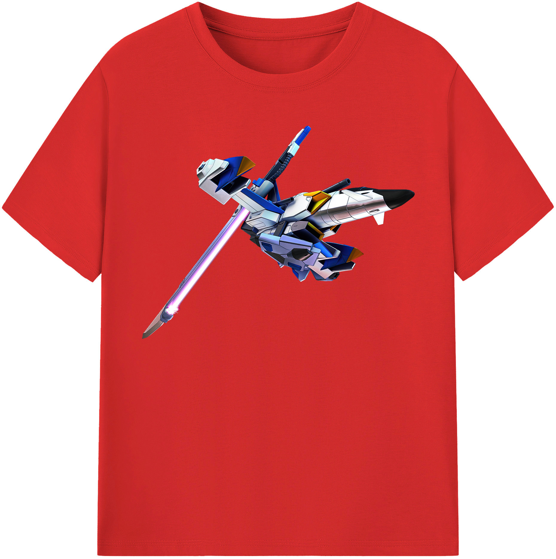 （画像用） 機動戦士ガンダム Mobile Suit Gundam レディースカジュアルプリントTシャツ（綿100％）