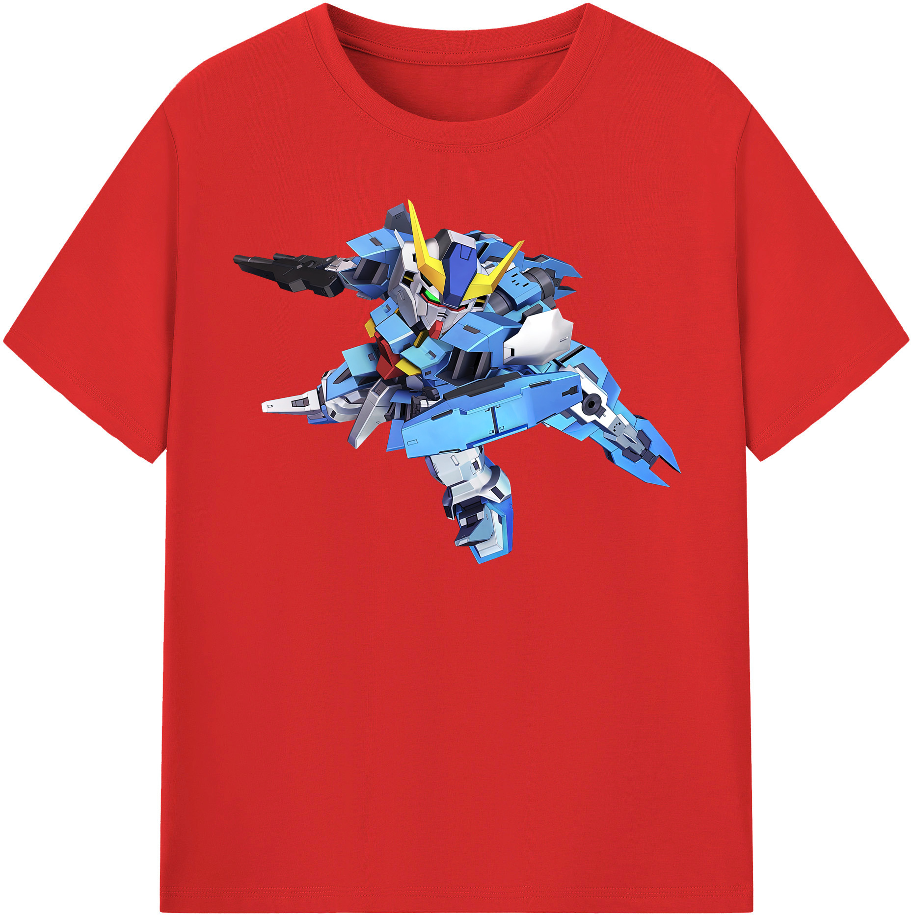 （画像用） 機動戦士ガンダム Mobile Suit Gundam レディースカジュアルプリントTシャツ（綿100％）