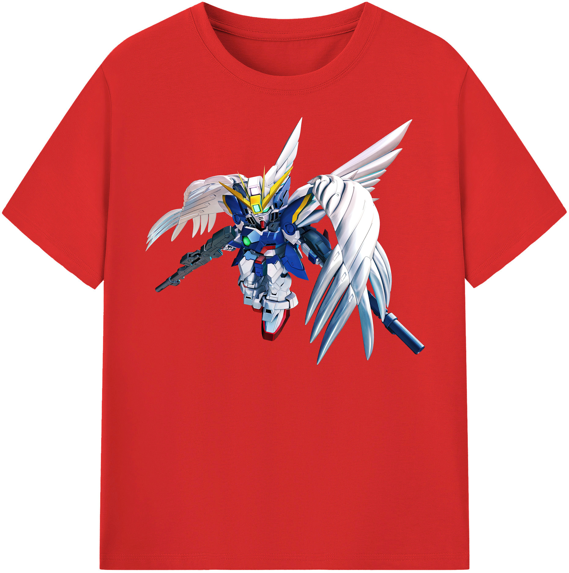 （画像用） 機動戦士ガンダム Mobile Suit Gundam レディースカジュアルプリントTシャツ（綿100％）