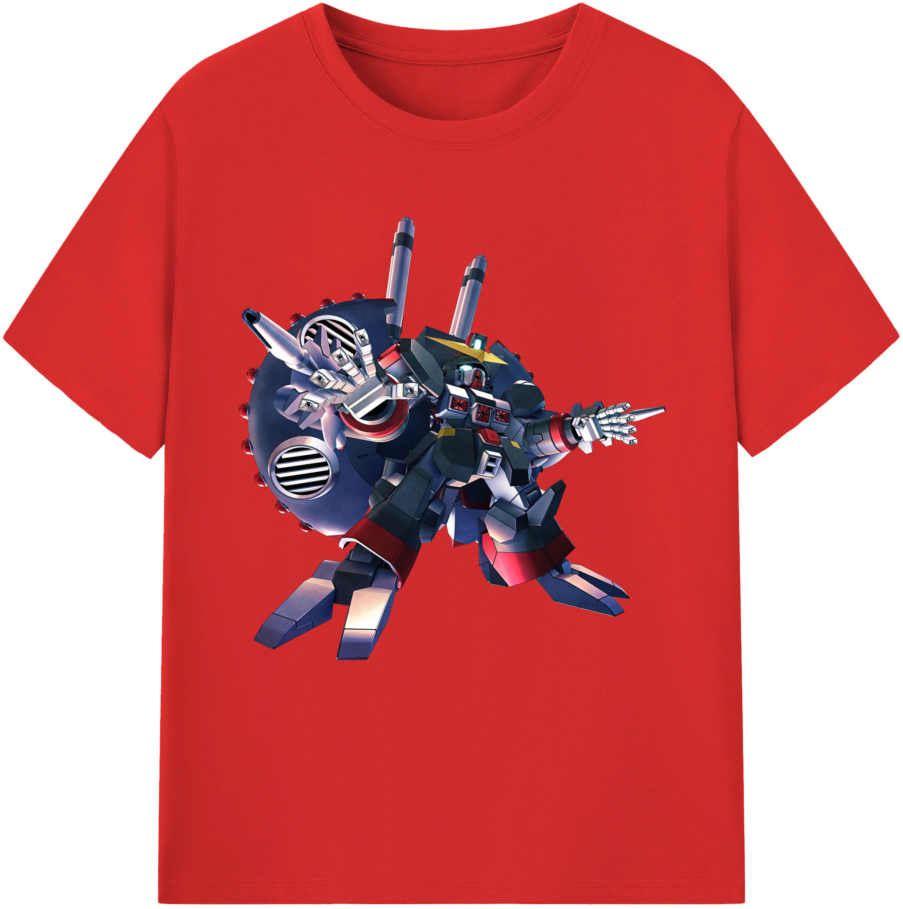 （画像用） 機動戦士ガンダム Mobile Suit Gundam レディースカジュアルプリントTシャツ（綿100％）