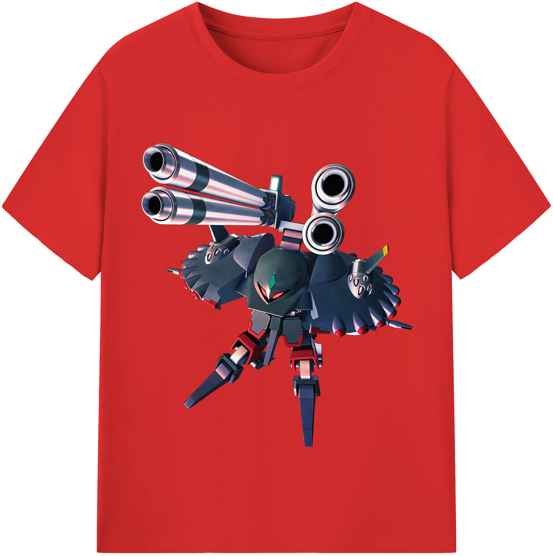 （画像用） 機動戦士ガンダム Mobile Suit Gundam レディースカジュアルプリントTシャツ（綿100％）