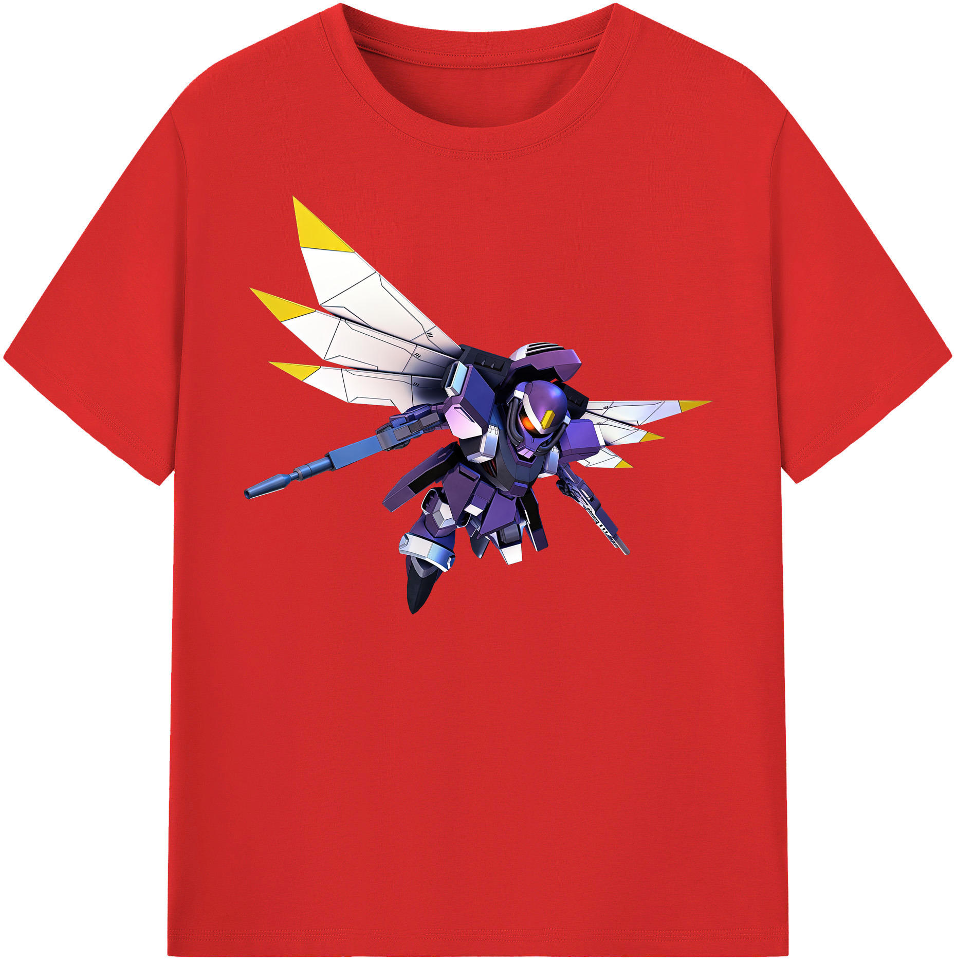 （画像用） 機動戦士ガンダム Mobile Suit Gundam レディースカジュアルプリントTシャツ（綿100％）