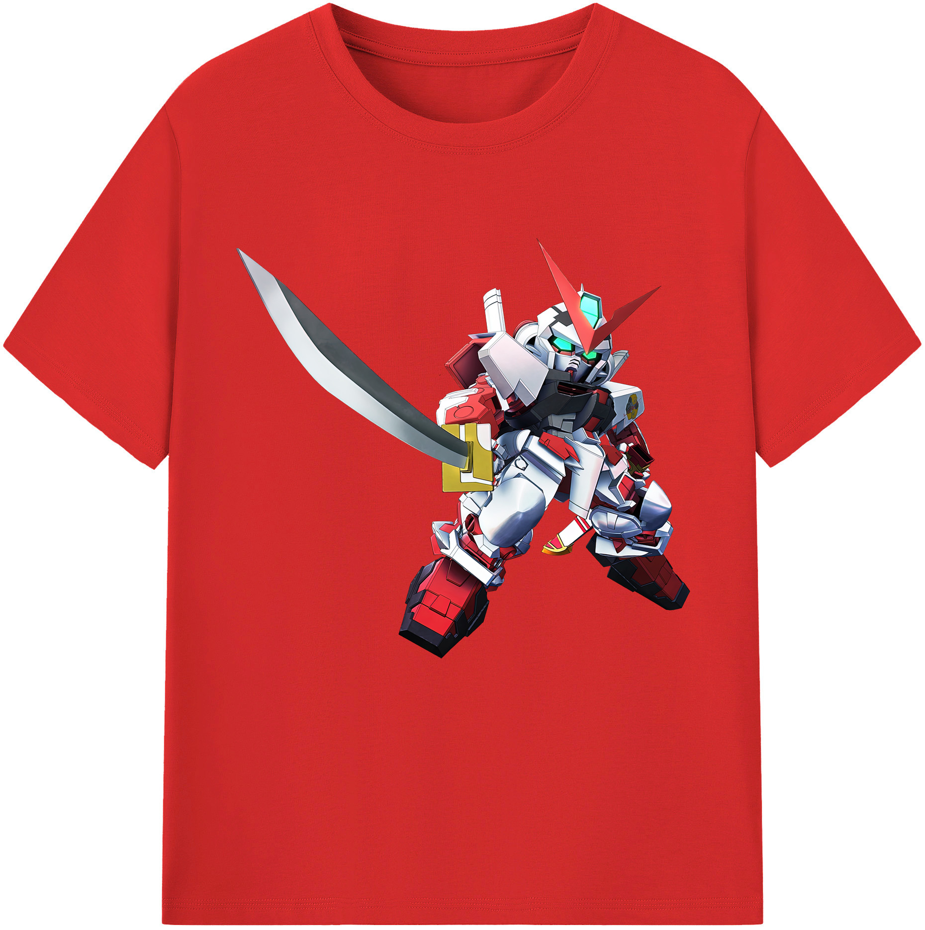 （画像用） 機動戦士ガンダム Mobile Suit Gundam レディースカジュアルプリントTシャツ（綿100％）