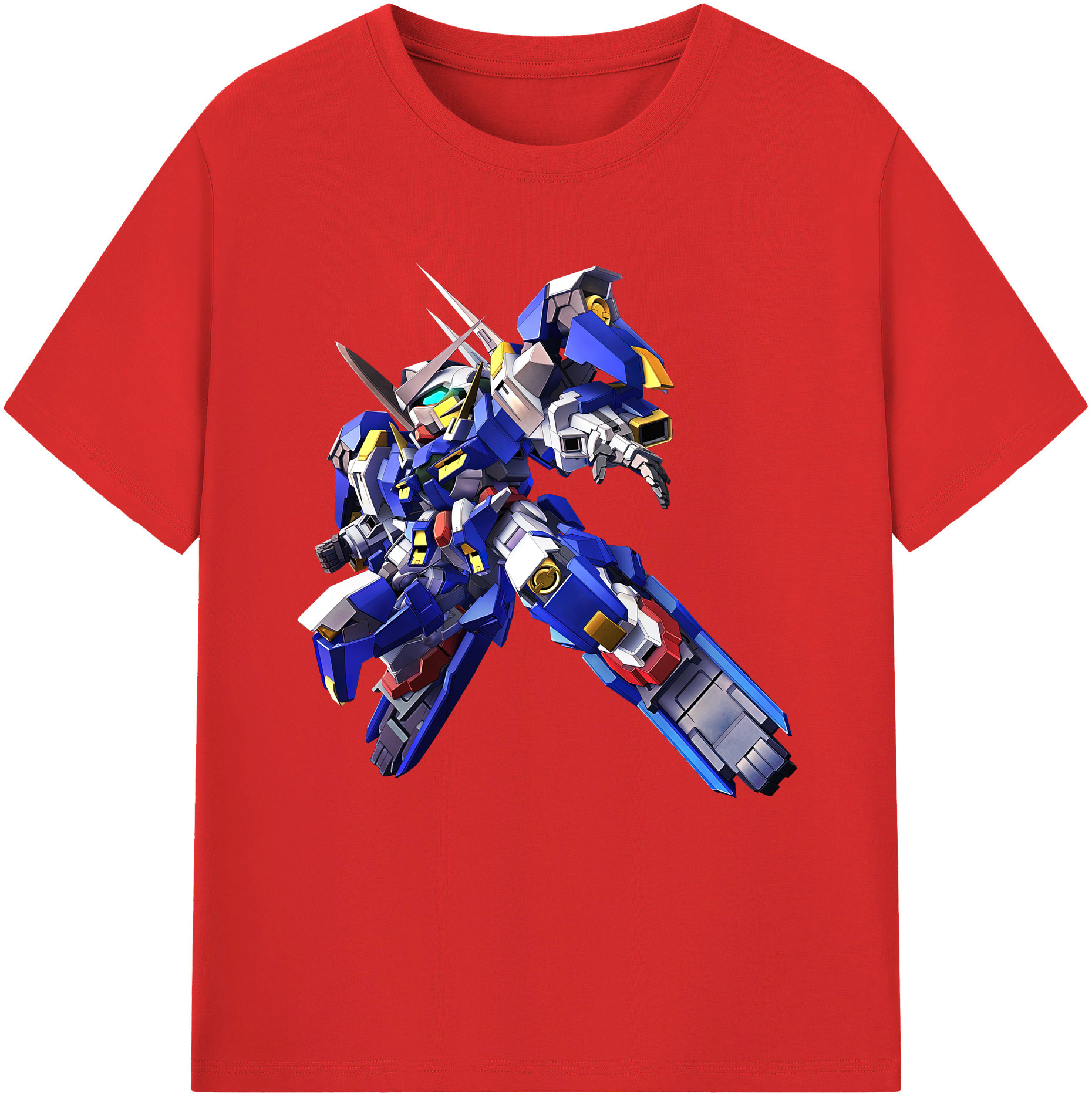 （画像用） 機動戦士ガンダム Mobile Suit Gundam レディースカジュアルプリントTシャツ（綿100％）