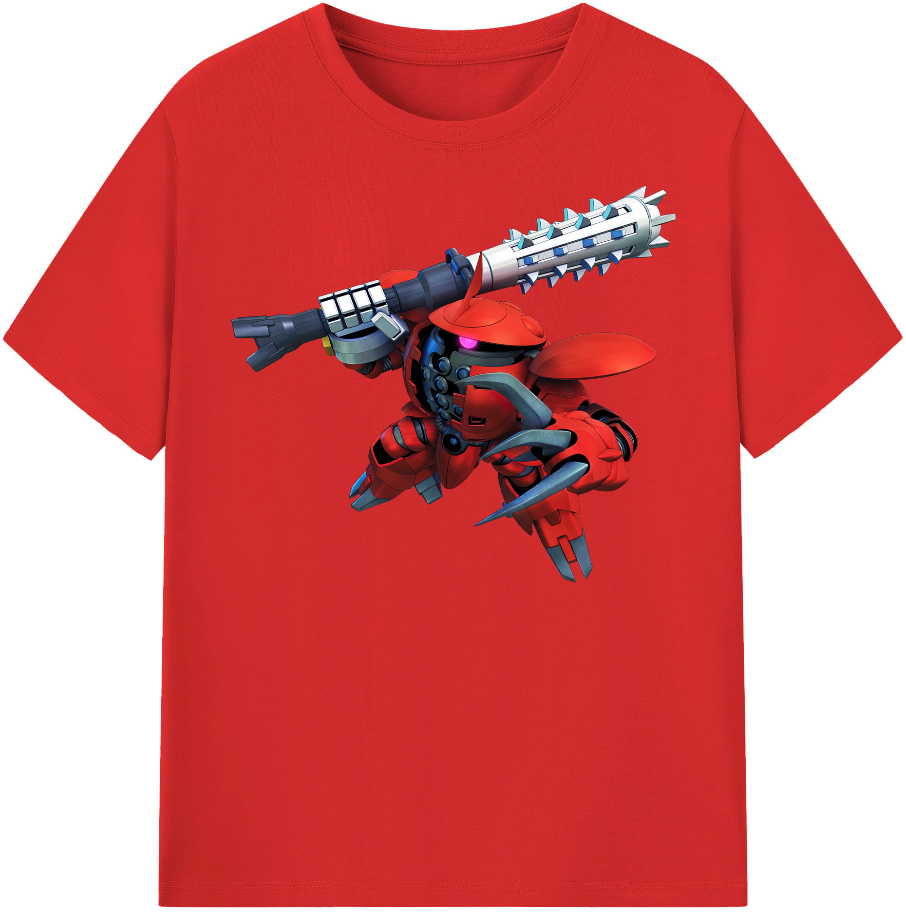 （画像用） 機動戦士ガンダム Mobile Suit Gundam レディースカジュアルプリントTシャツ（綿100％）