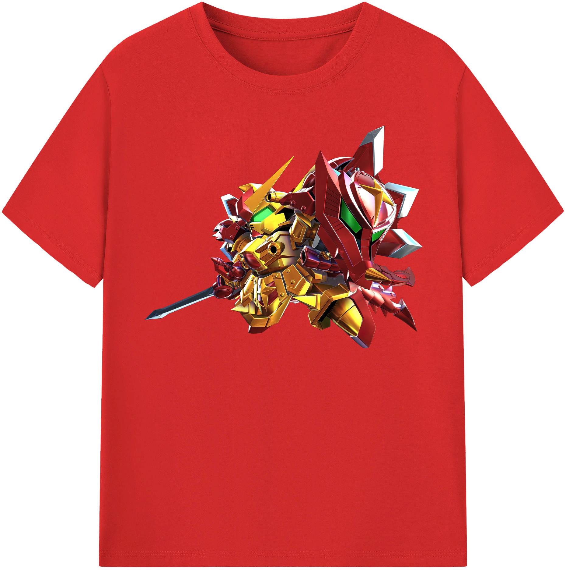 （画像用） 機動戦士ガンダム Mobile Suit Gundam レディースカジュアルプリントTシャツ（綿100％）