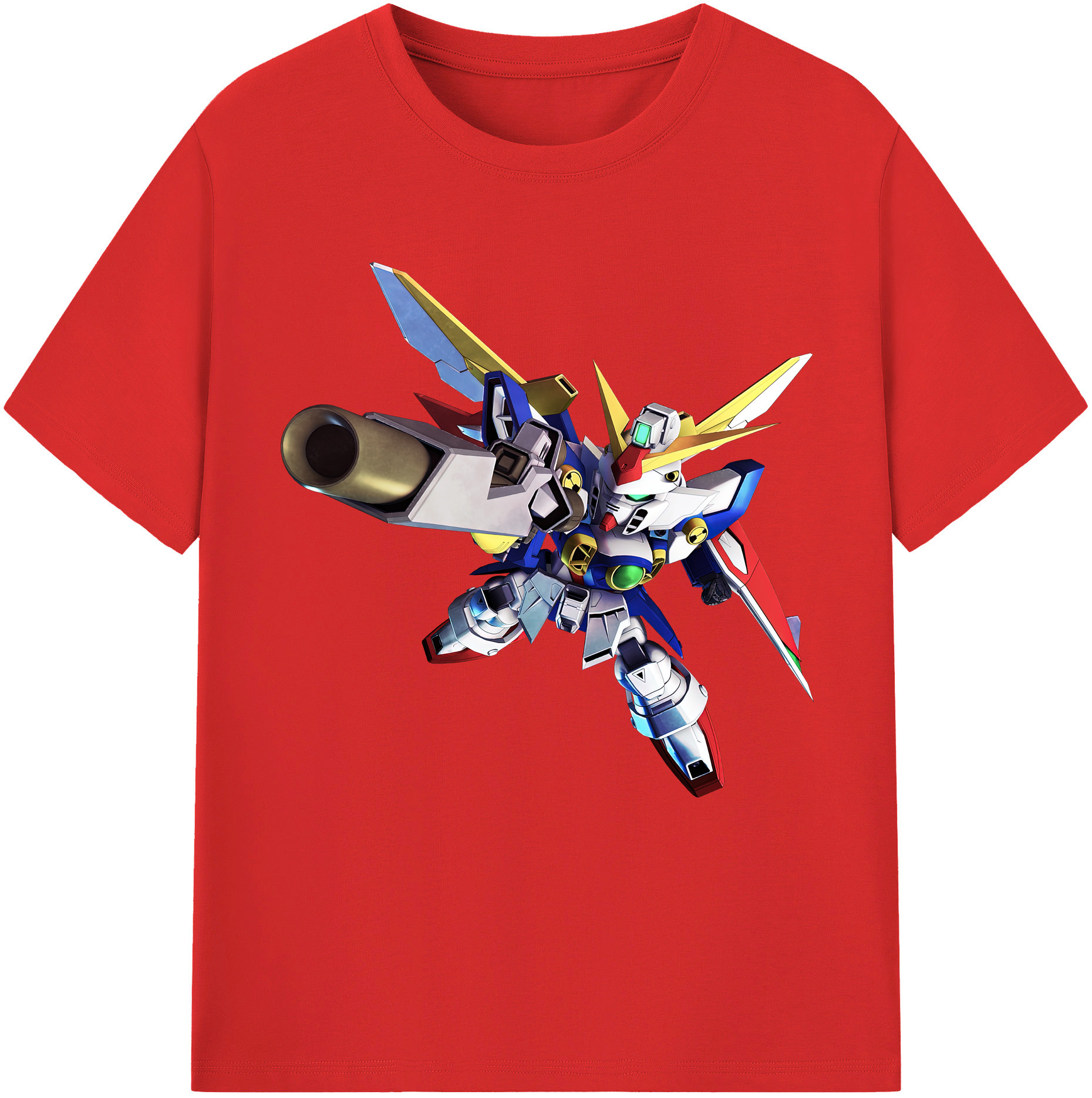 （画像用） 機動戦士ガンダム Mobile Suit Gundam レディースカジュアルプリントTシャツ（綿100％）
