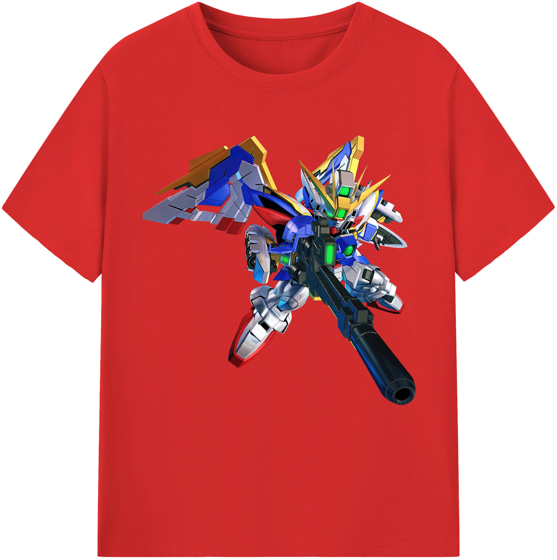 （画像用） 機動戦士ガンダム Mobile Suit Gundam レディースカジュアルプリントTシャツ（綿100％）