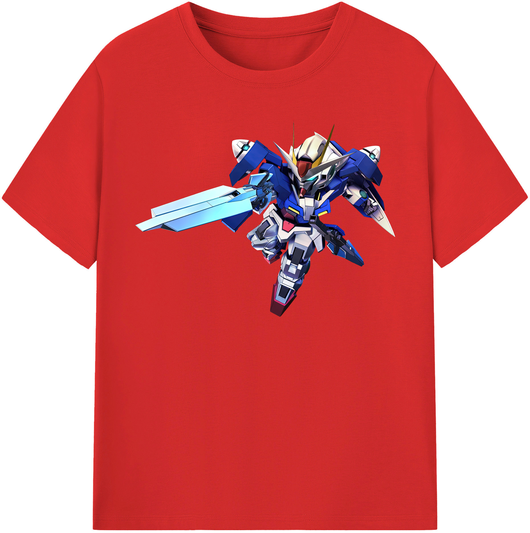 （画像用） 機動戦士ガンダム Mobile Suit Gundam レディースカジュアルプリントTシャツ（綿100％）