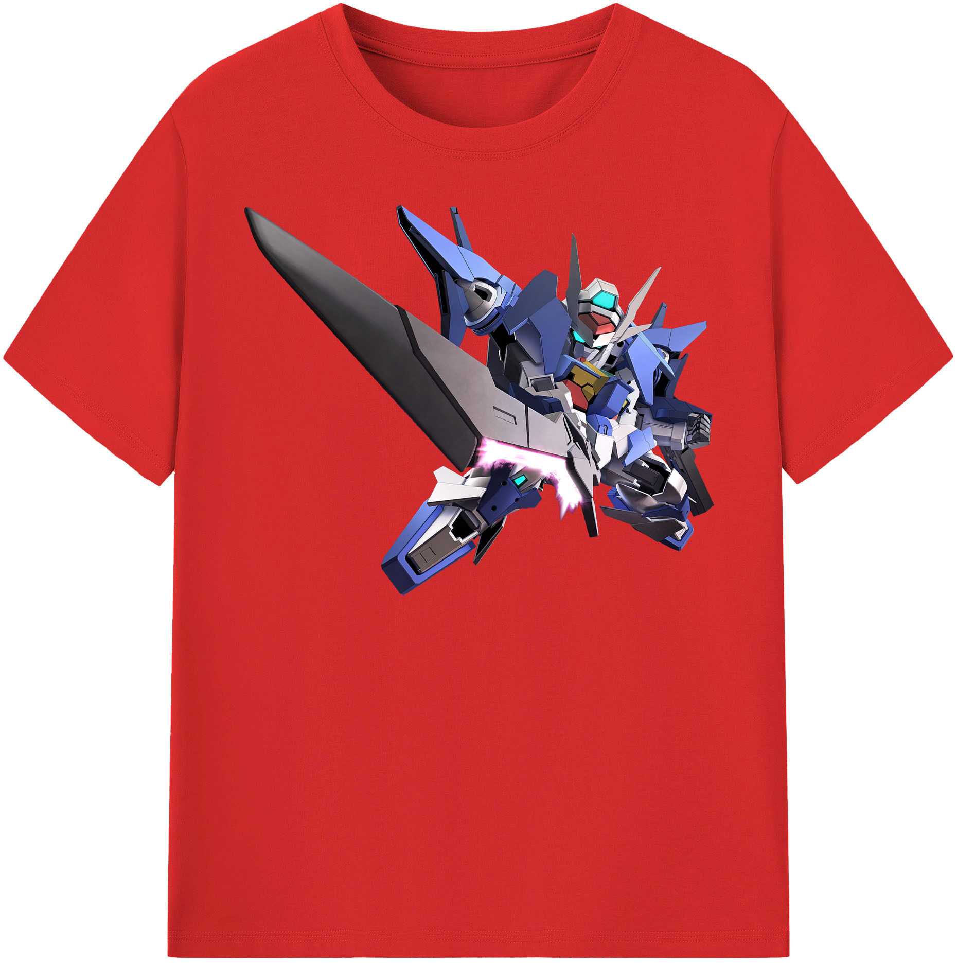 （画像用） 機動戦士ガンダム Mobile Suit Gundam レディースカジュアルプリントTシャツ（綿100％）