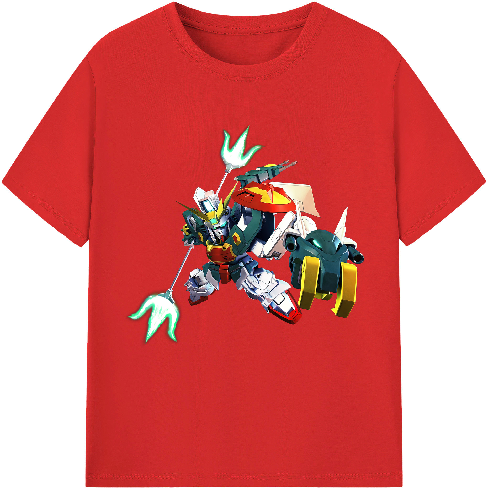 （画像用） 機動戦士ガンダム Mobile Suit Gundam レディースカジュアルプリントTシャツ（綿100％）