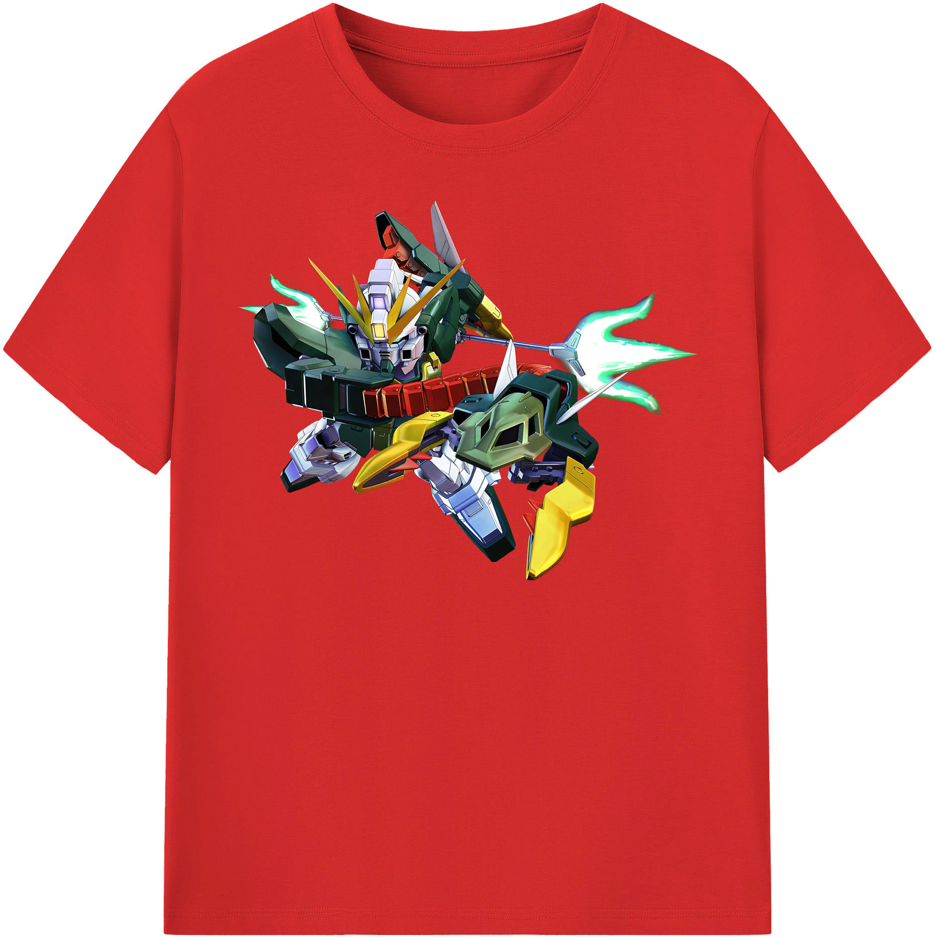 （画像用） 機動戦士ガンダム Mobile Suit Gundam レディースカジュアルプリントTシャツ（綿100％）