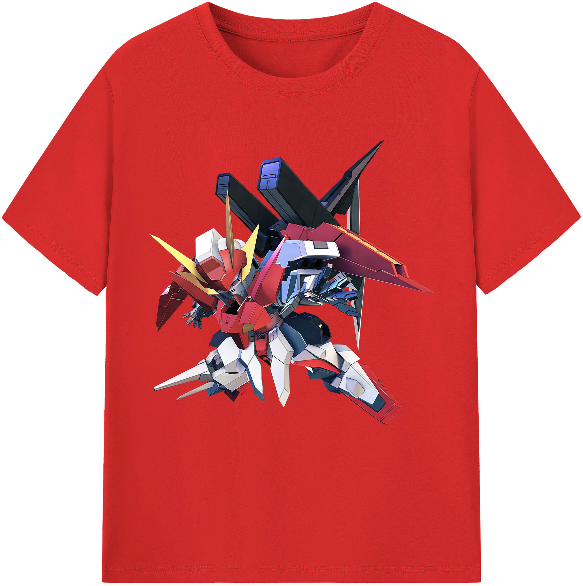 （画像用） 機動戦士ガンダム Mobile Suit Gundam レディースカジュアルプリントTシャツ（綿100％）