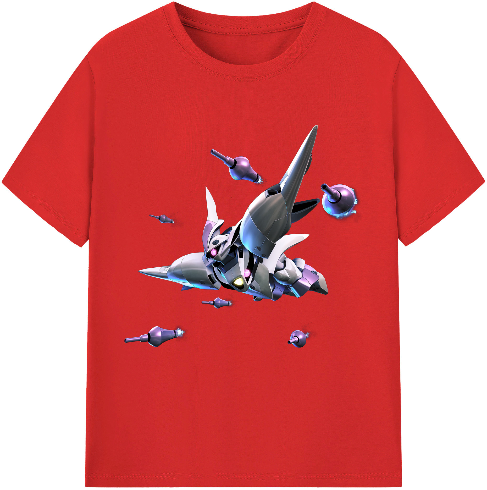 （画像用） 機動戦士ガンダム Mobile Suit Gundam レディースカジュアルプリントTシャツ（綿100％）