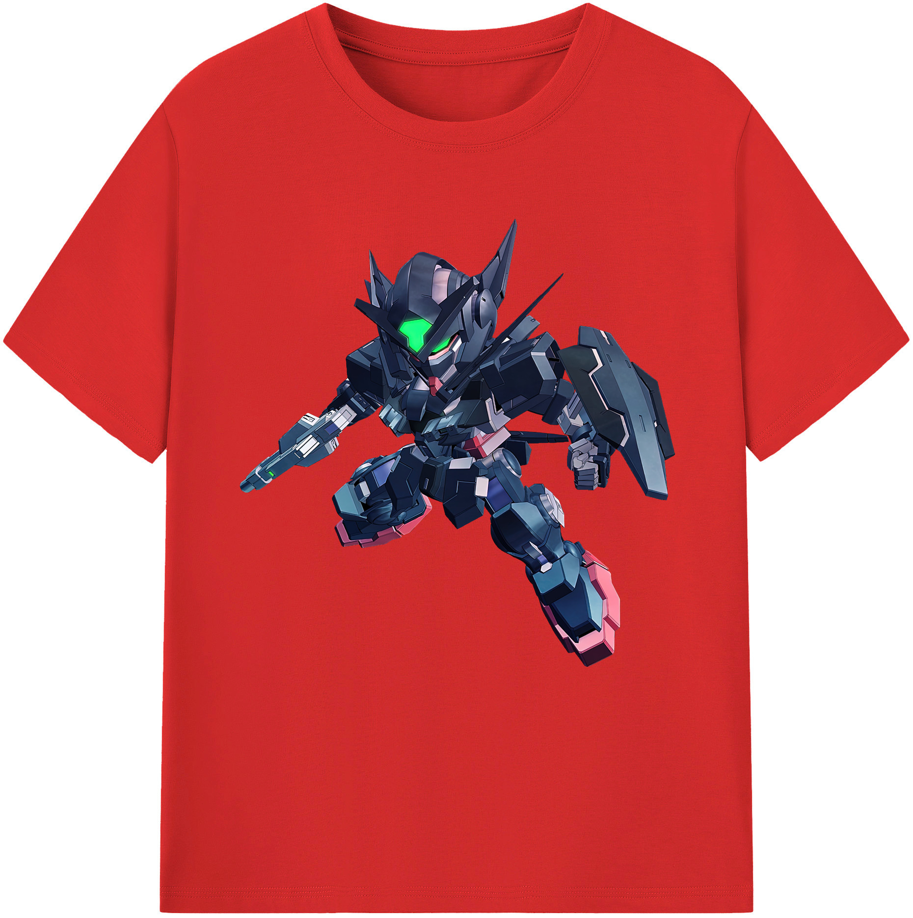 （画像用） 機動戦士ガンダム Mobile Suit Gundam レディースカジュアルプリントTシャツ（綿100％）