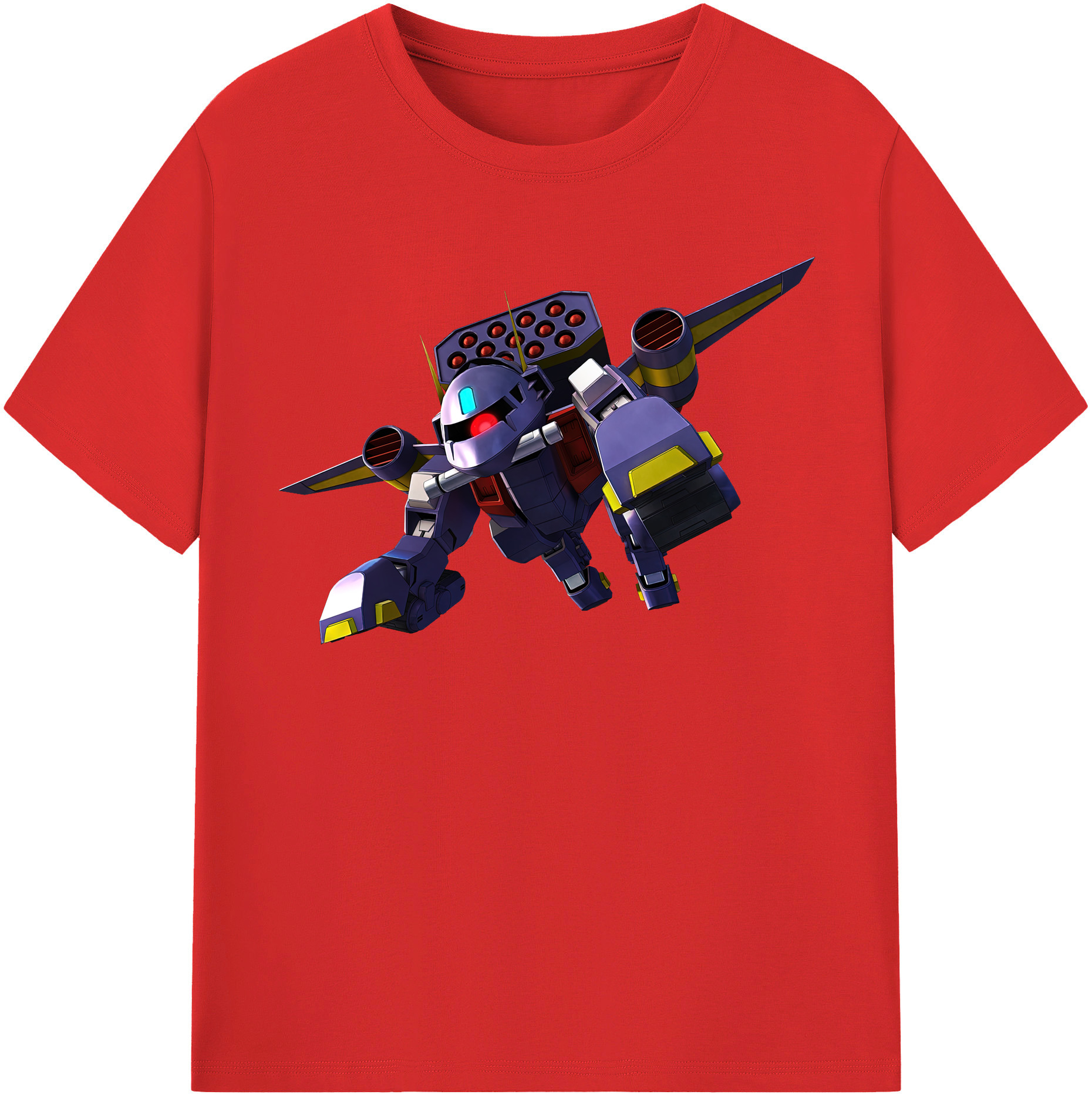 （画像用） 機動戦士ガンダム Mobile Suit Gundam レディースカジュアルプリントTシャツ（綿100％）