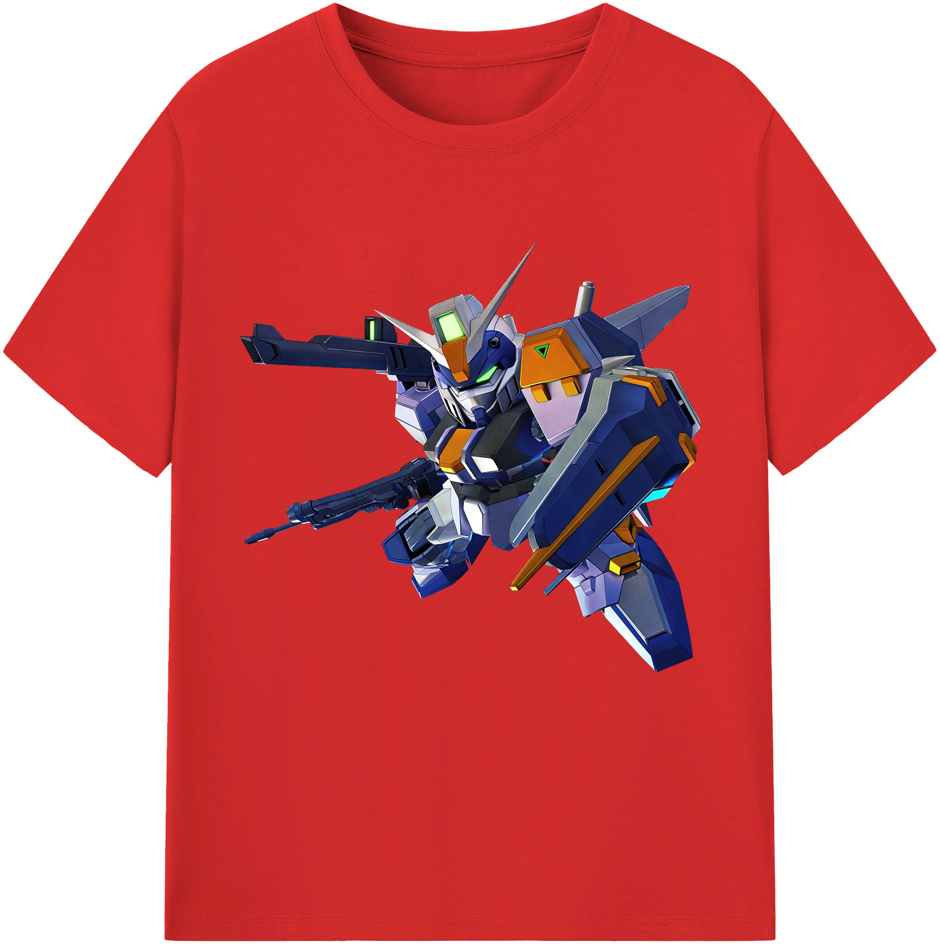 （画像用） 機動戦士ガンダム Mobile Suit Gundam レディースカジュアルプリントTシャツ（綿100％）