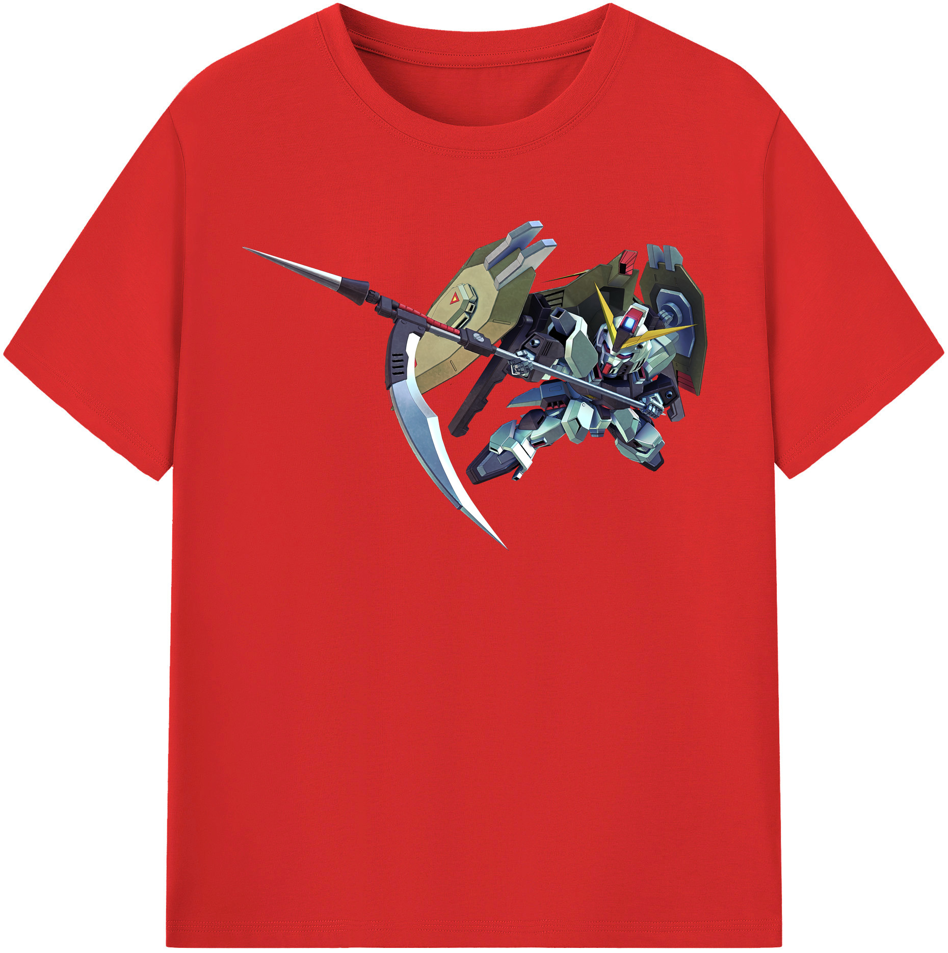 （画像用） 機動戦士ガンダム Mobile Suit Gundam レディースカジュアルプリントTシャツ（綿100％）