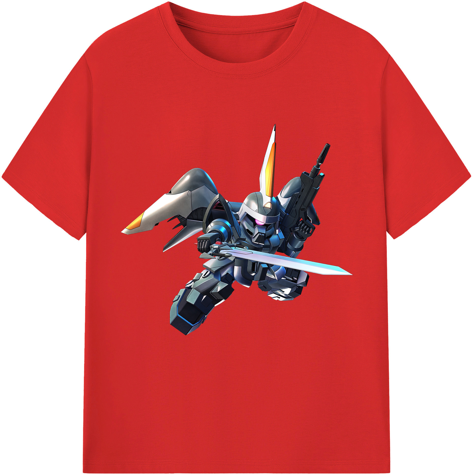 （画像用） 機動戦士ガンダム Mobile Suit Gundam レディースカジュアルプリントTシャツ（綿100％）