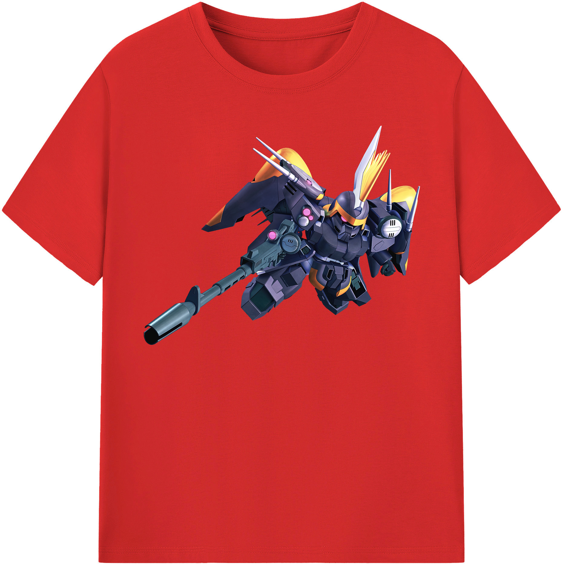 （画像用） 機動戦士ガンダム Mobile Suit Gundam レディースカジュアルプリントTシャツ（綿100％）