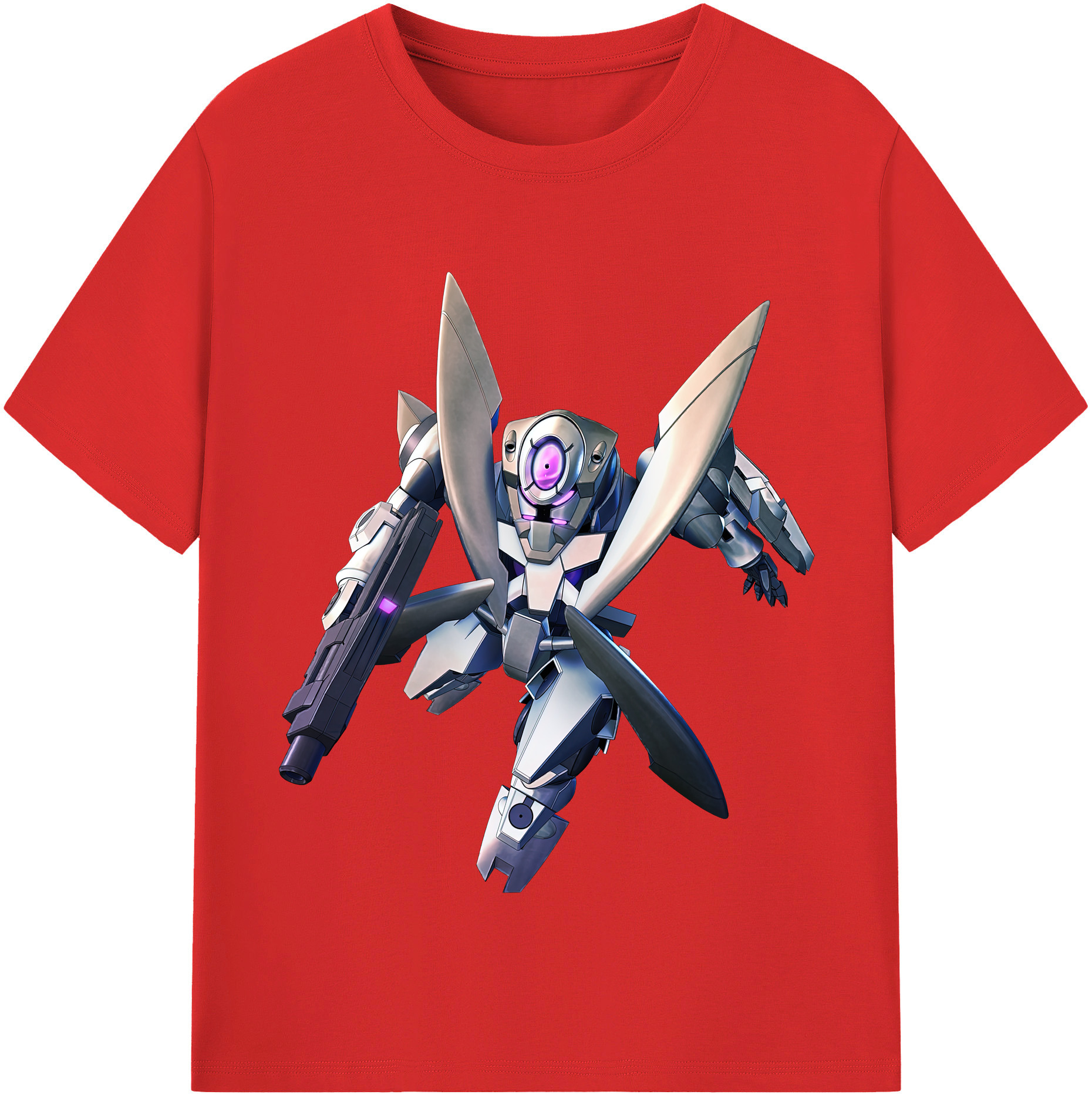 （画像用） 機動戦士ガンダム Mobile Suit Gundam レディースカジュアルプリントTシャツ（綿100％）