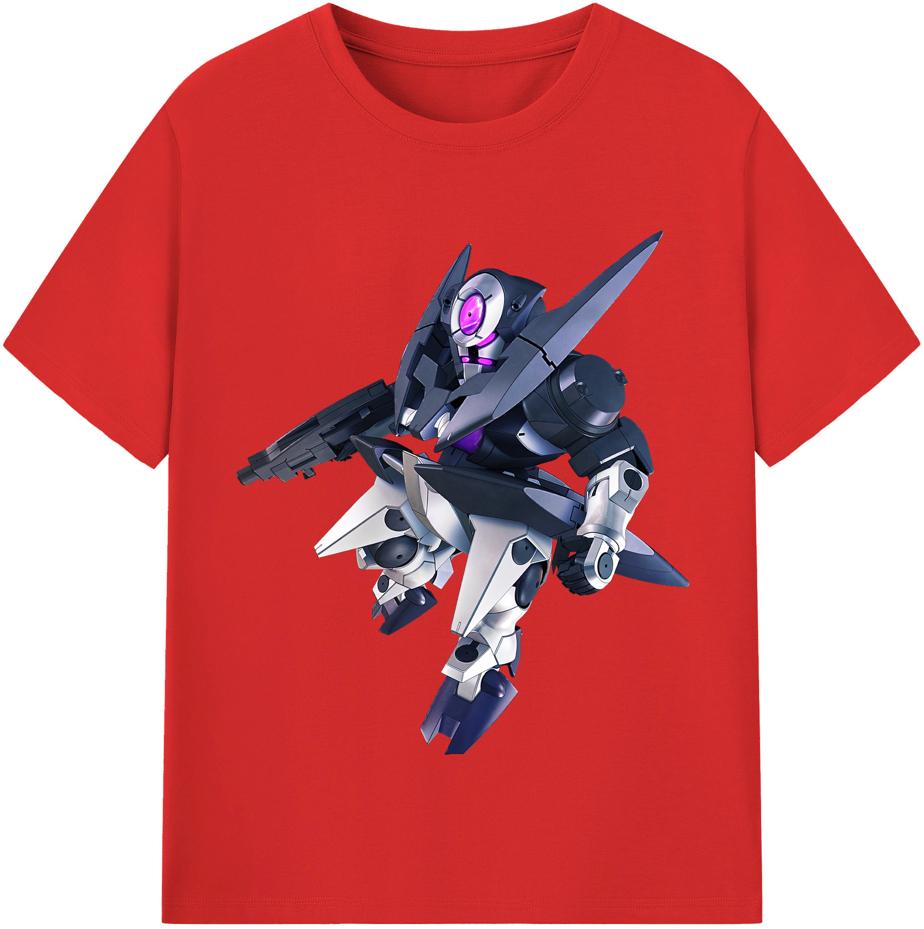 （画像用） 機動戦士ガンダム Mobile Suit Gundam レディースカジュアルプリントTシャツ（綿100％）