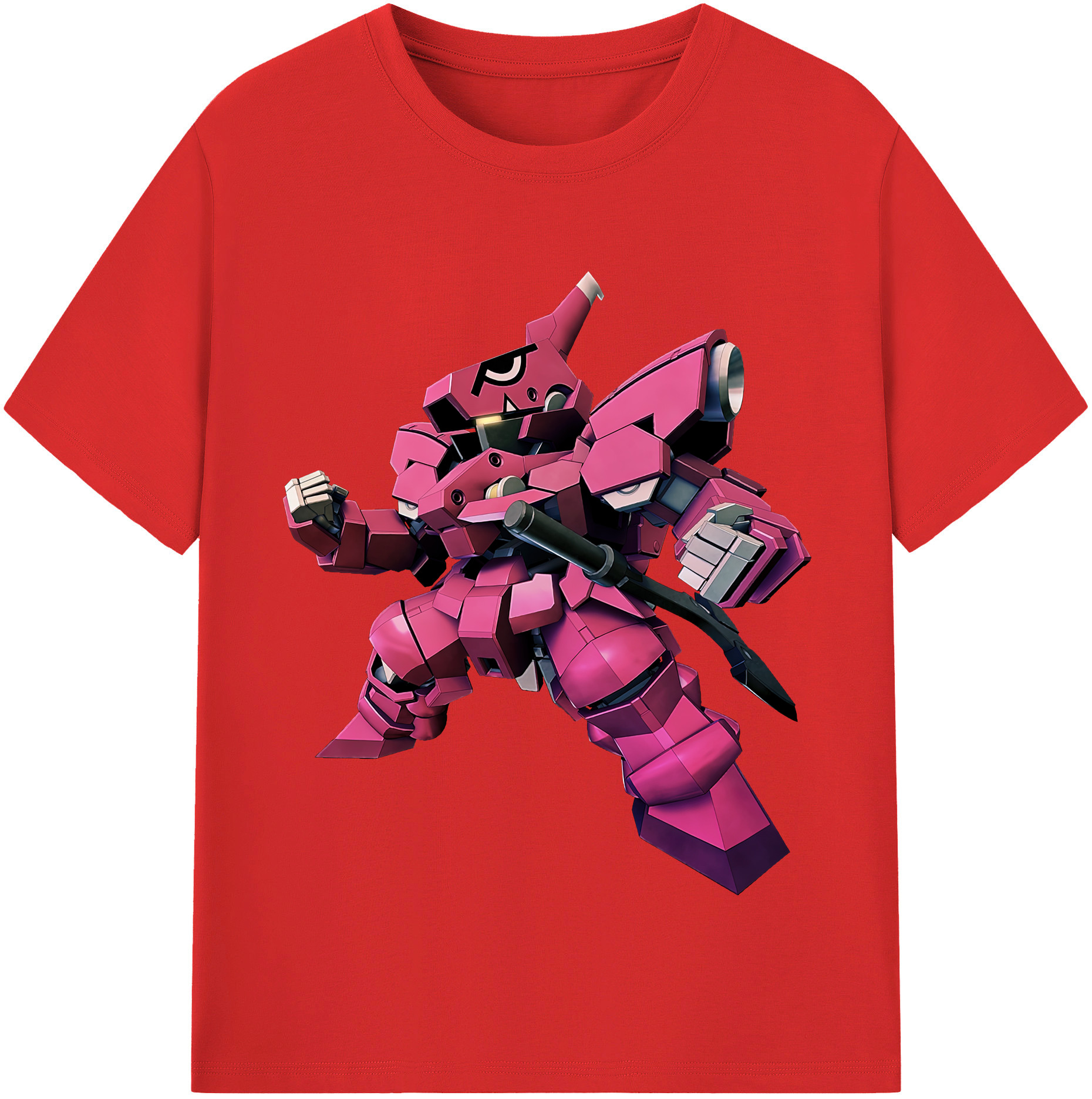 （画像用） 機動戦士ガンダム Mobile Suit Gundam レディースカジュアルプリントTシャツ（綿100％）