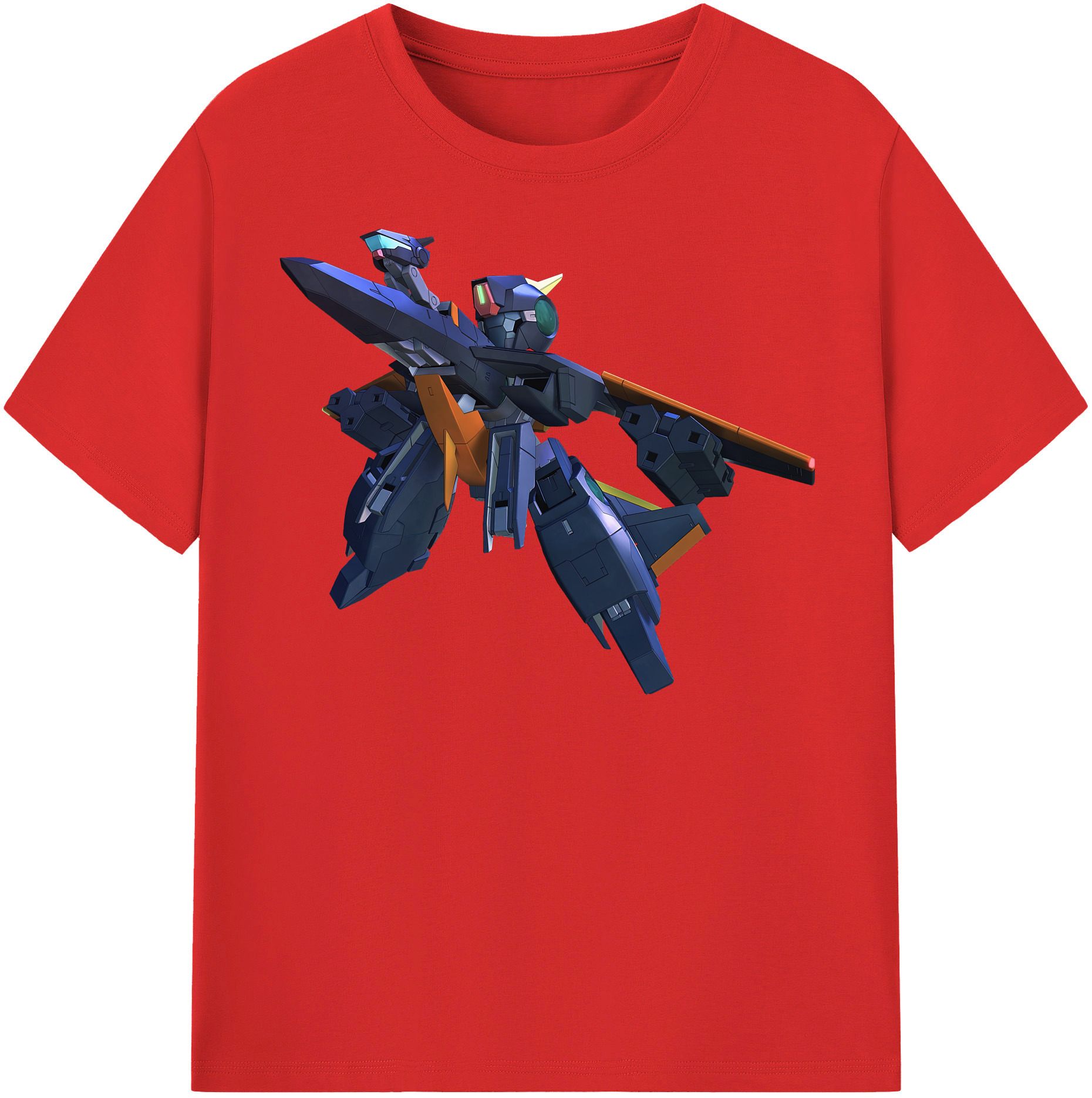 （画像用） 機動戦士ガンダム Mobile Suit Gundam レディースカジュアルプリントTシャツ（綿100％）