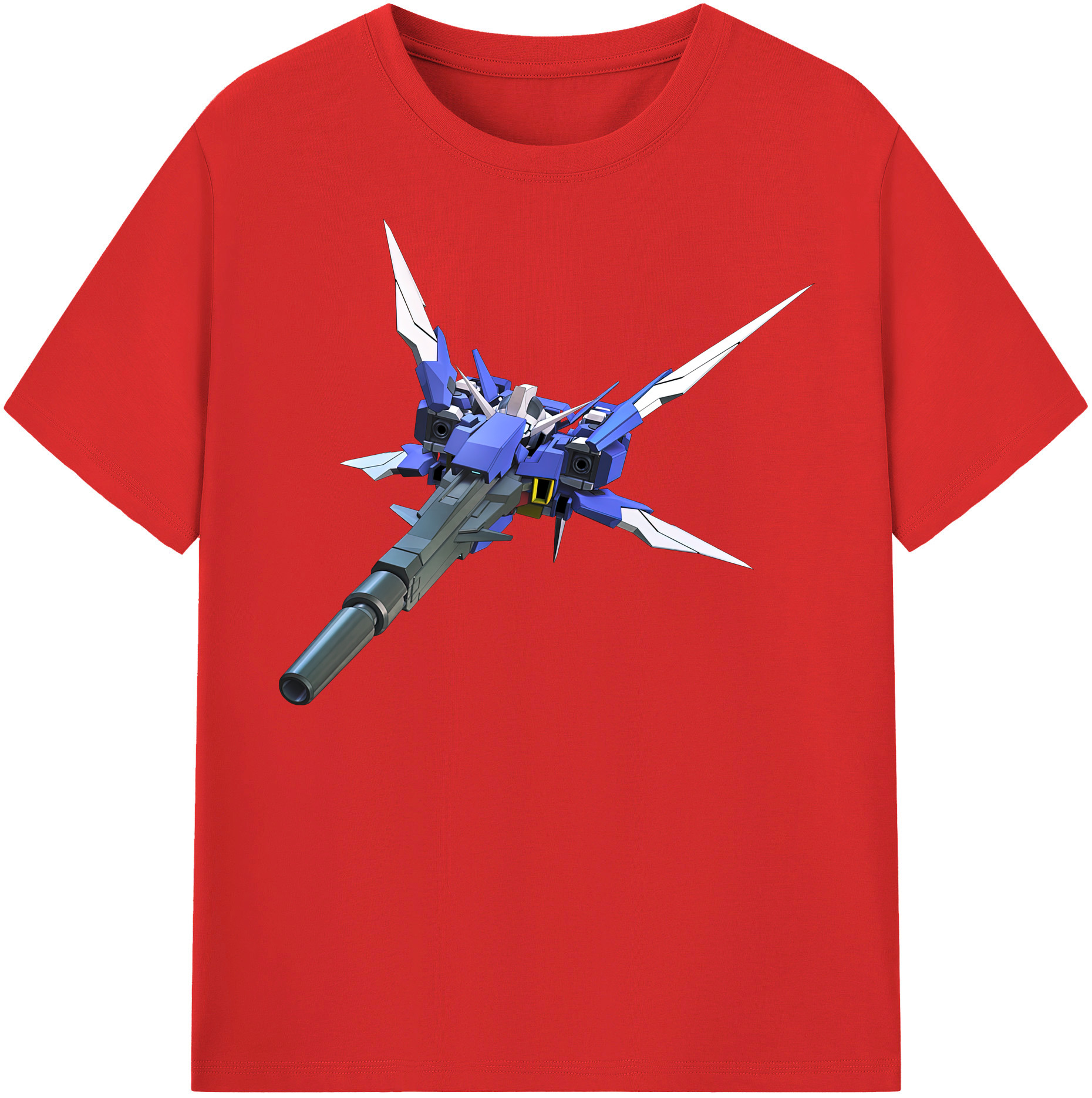 （画像用） 機動戦士ガンダム Mobile Suit Gundam レディースカジュアルプリントTシャツ（綿100％）
