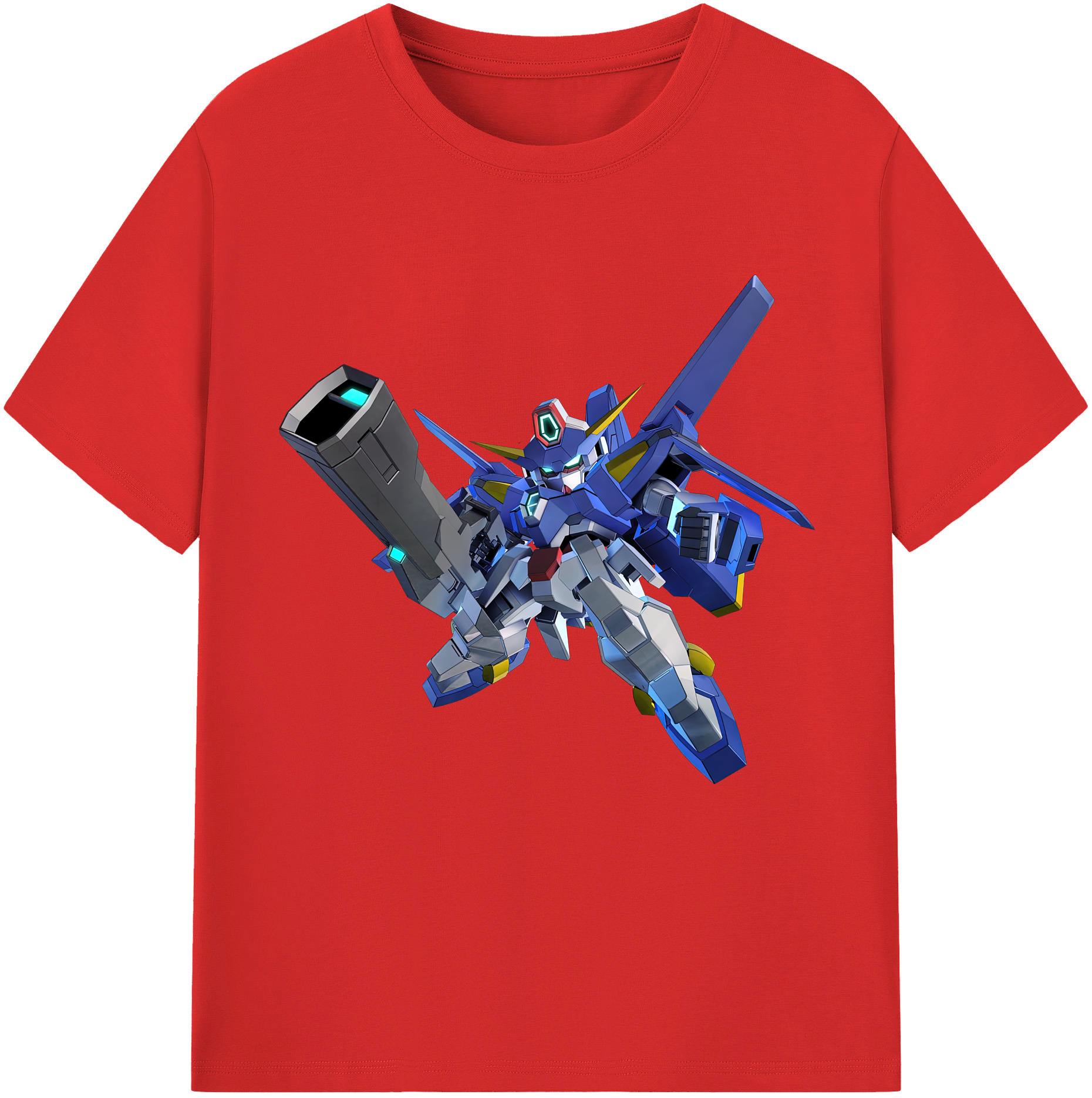 （画像用） 機動戦士ガンダム Mobile Suit Gundam レディースカジュアルプリントTシャツ（綿100％）